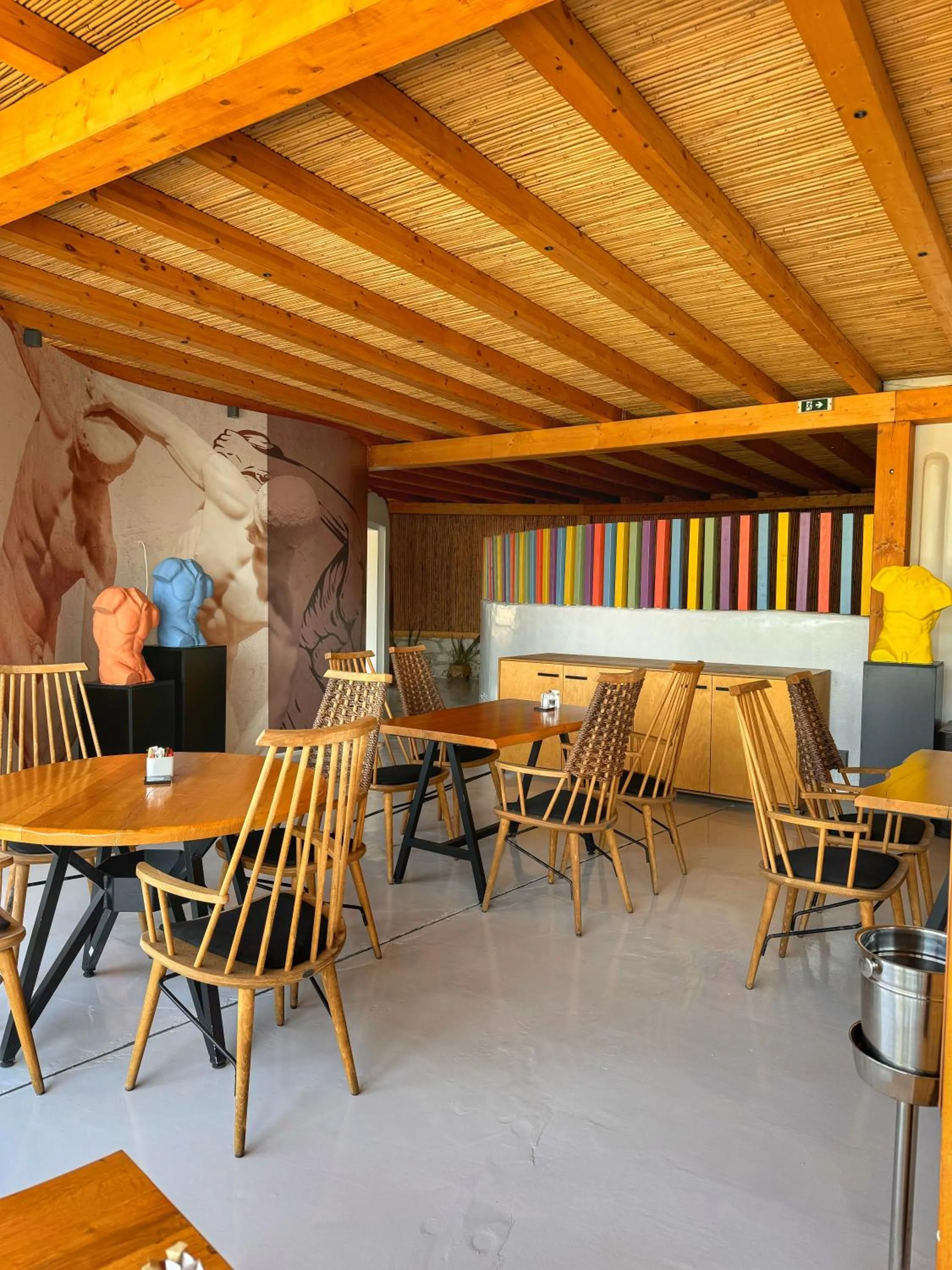 Dining area in Akkadian LGBT Boutique Hotel