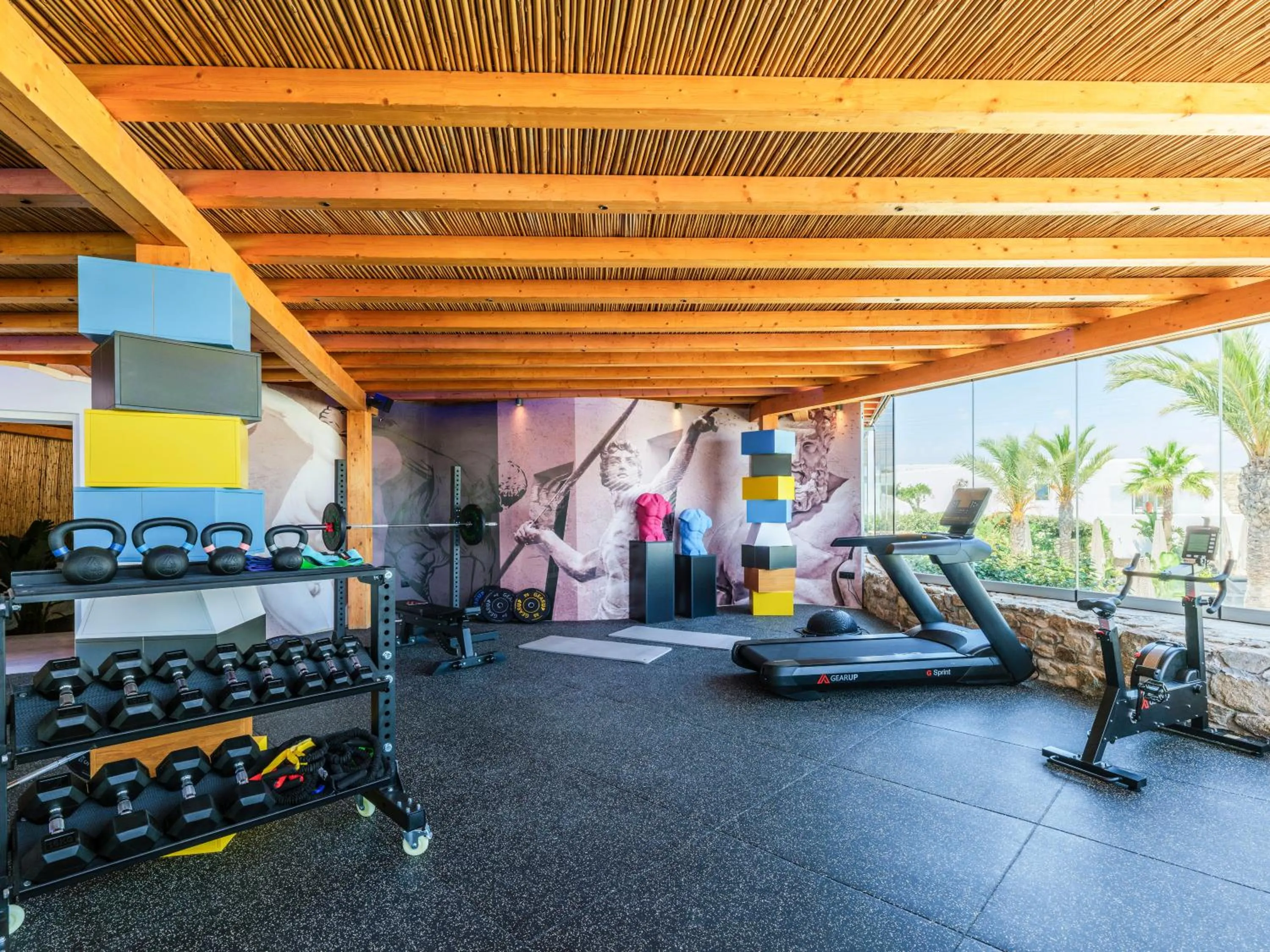 Fitness centre/facilities in Akkadian LGBT Boutique Hotel
