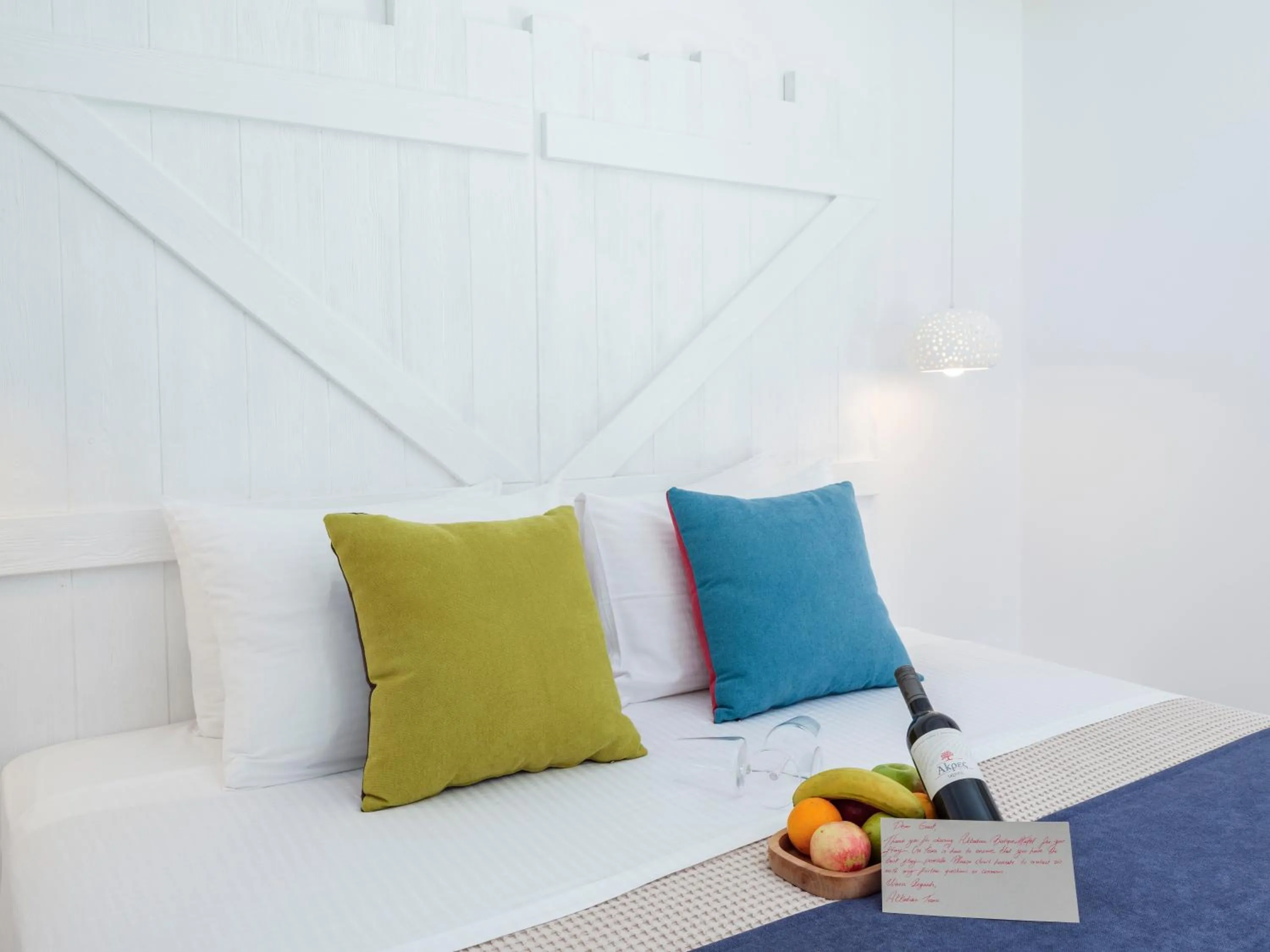 Bed in Akkadian LGBT Boutique Hotel