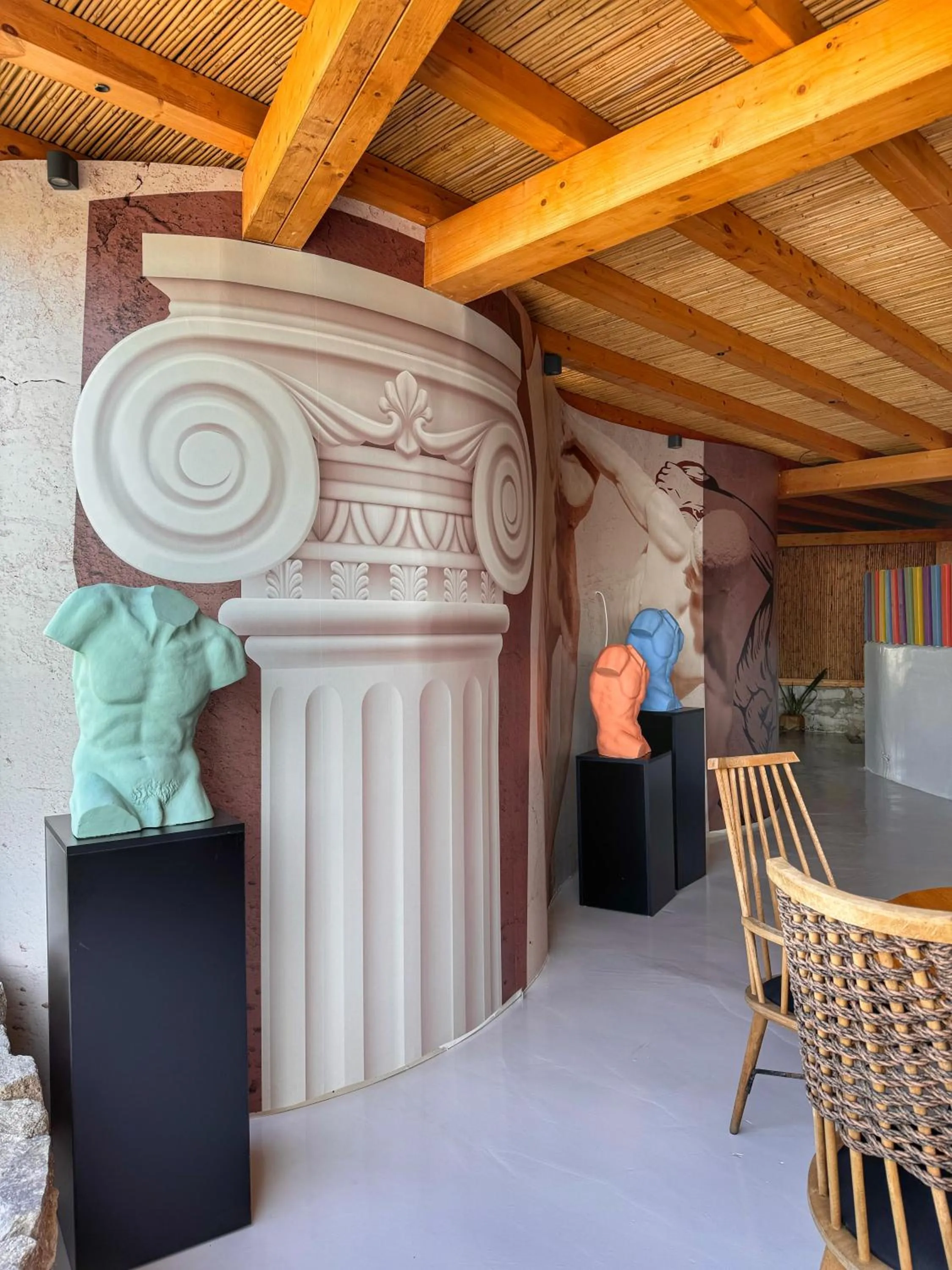 Dining area in Akkadian LGBT Boutique Hotel