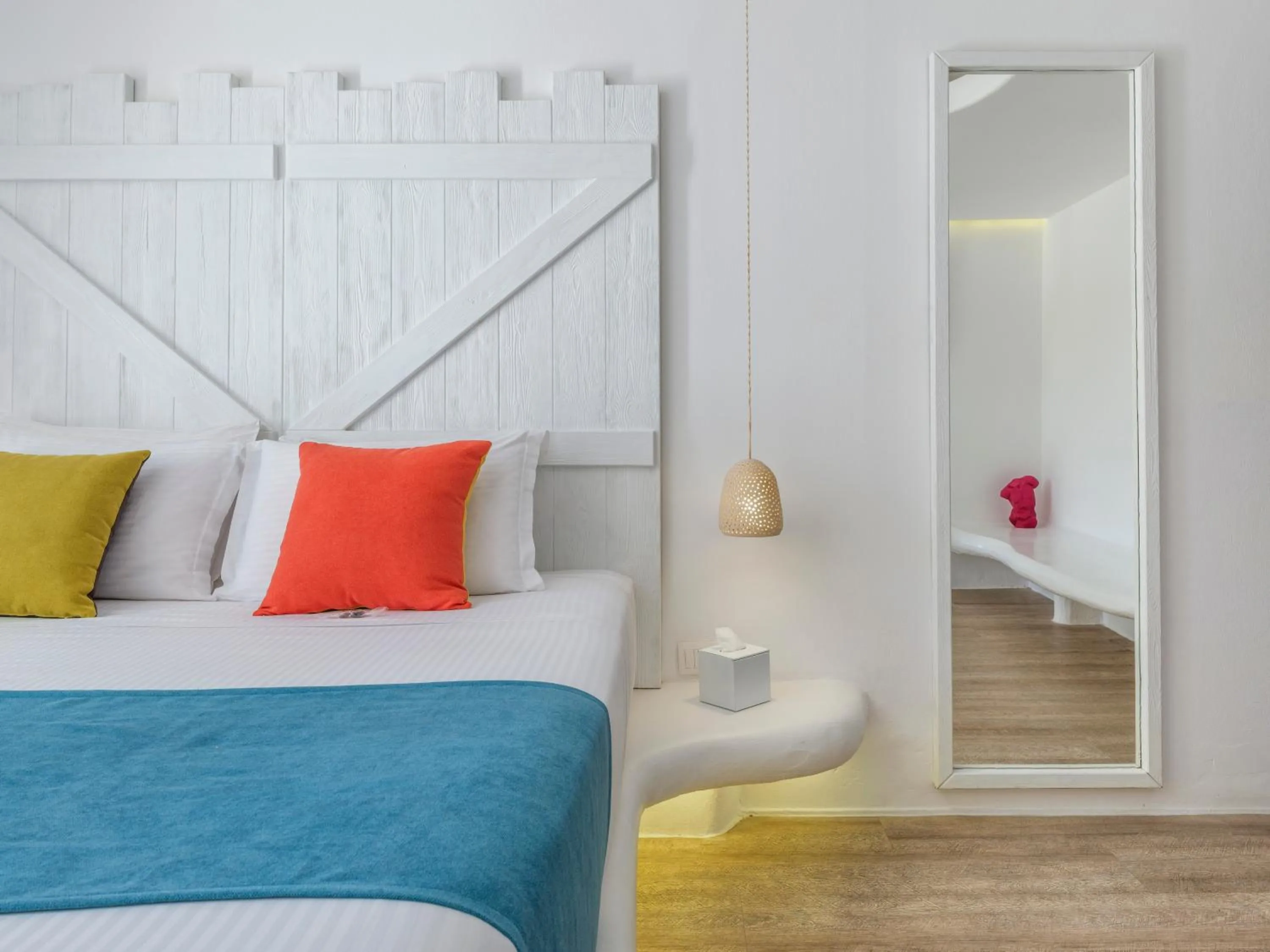 Bed in Akkadian LGBT Boutique Hotel