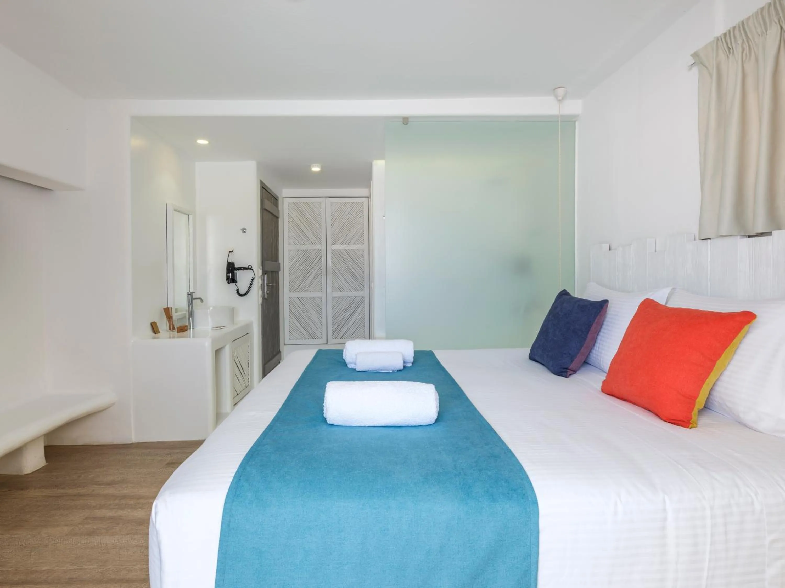 Bed in Akkadian LGBT Boutique Hotel