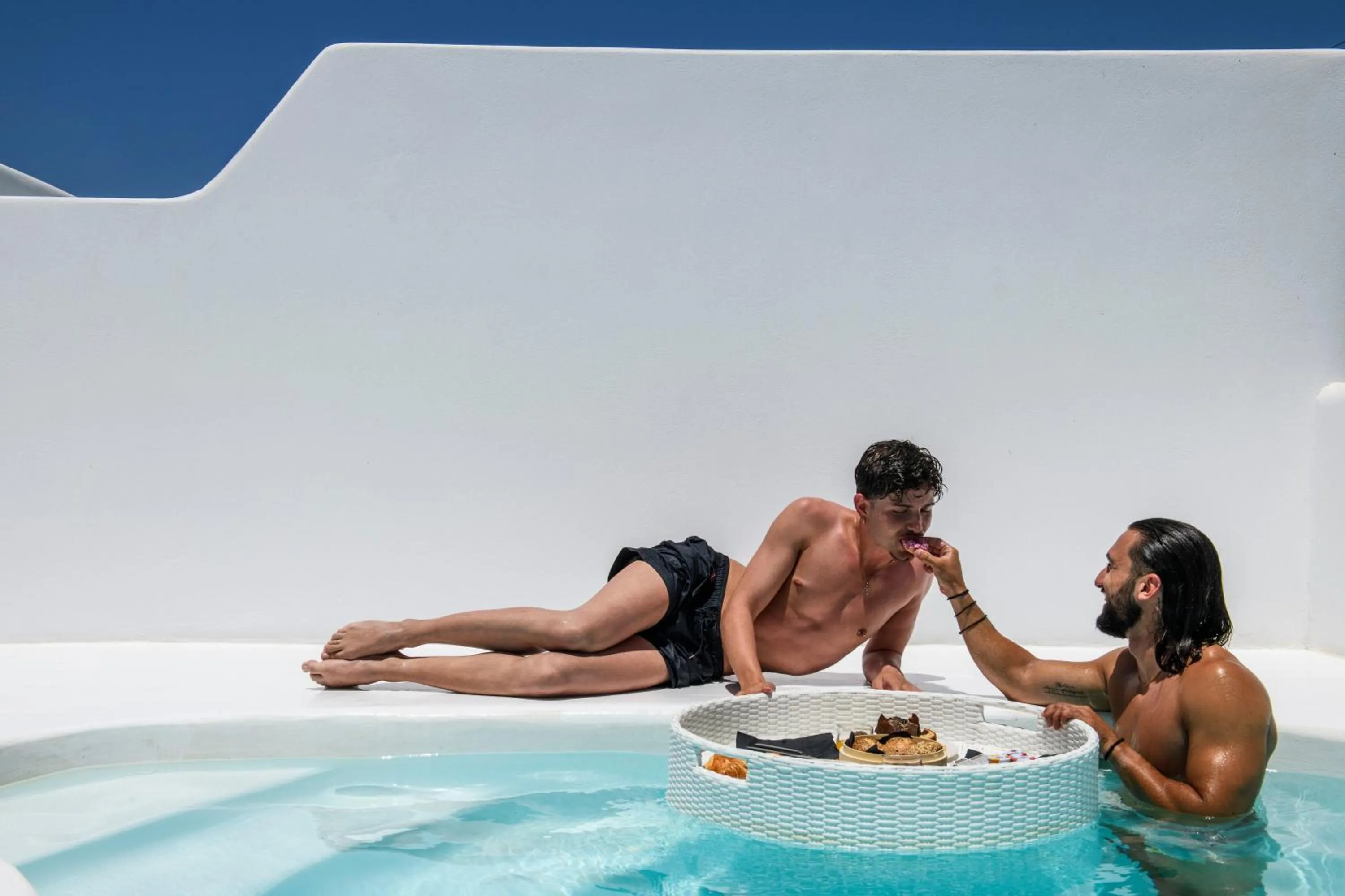 Swimming pool in Akkadian LGBT Boutique Hotel