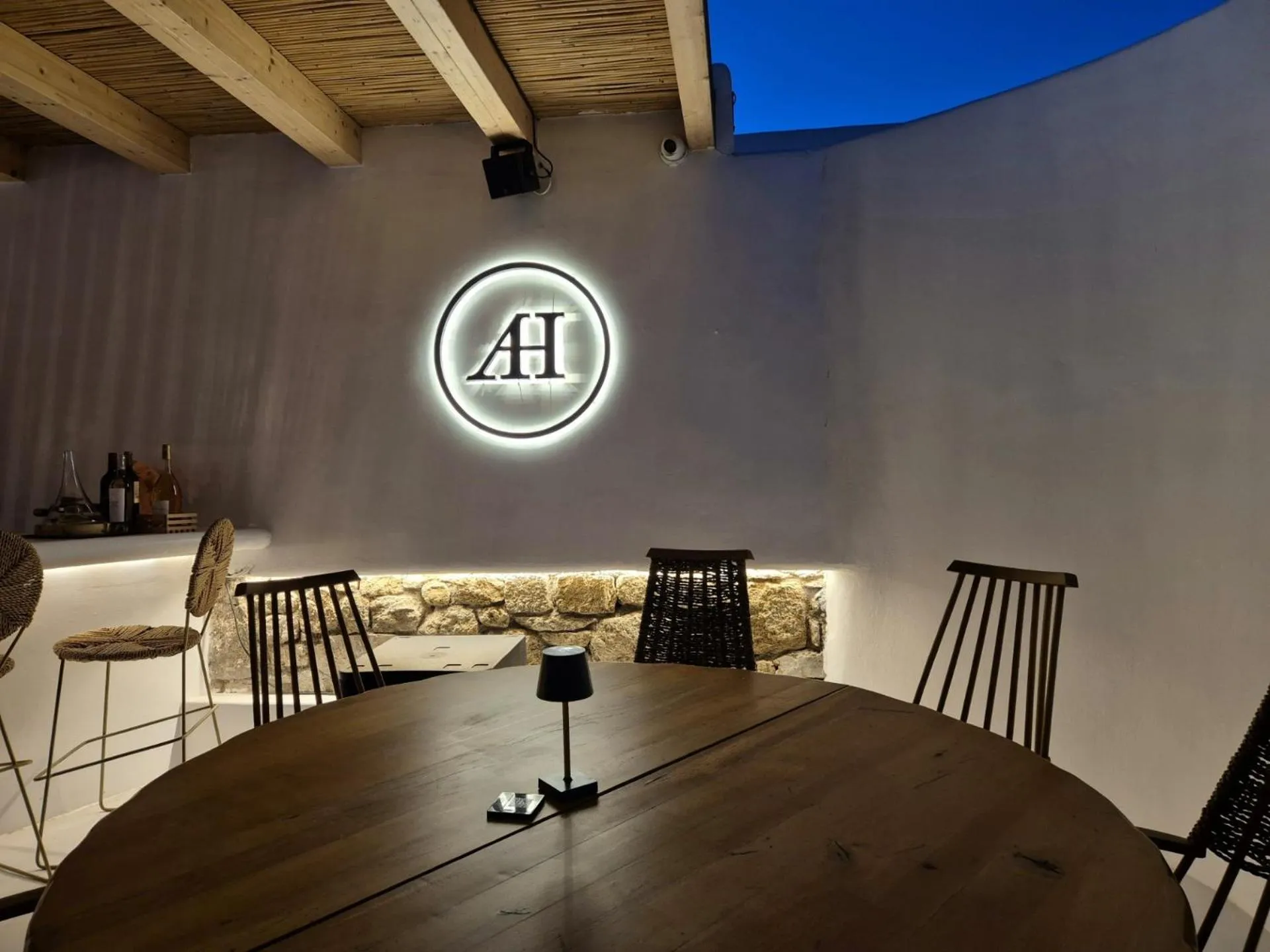 Dining area in Axel Beach Mykonos - Adults Only