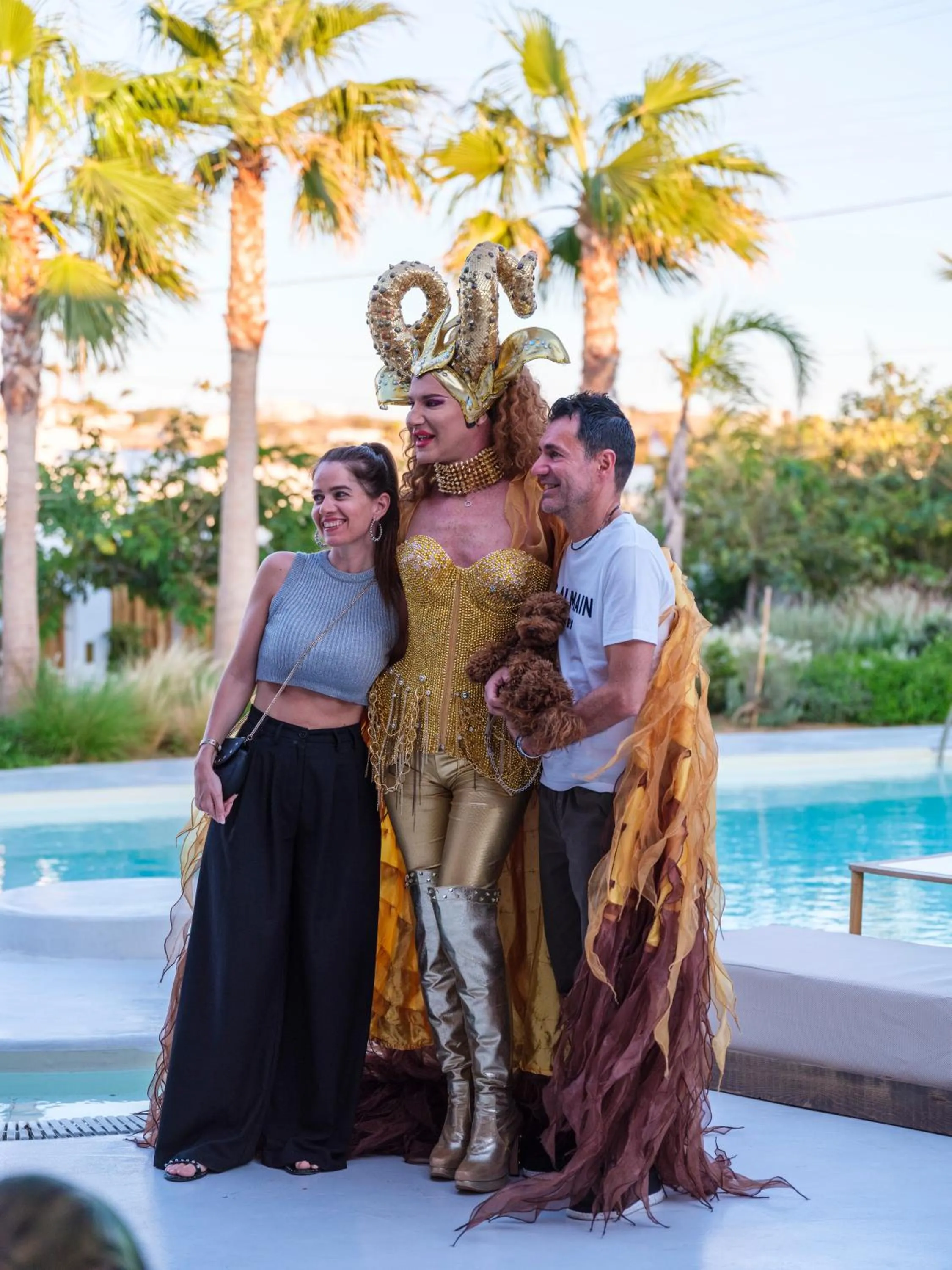 Swimming pool in Akkadian LGBT Boutique Hotel