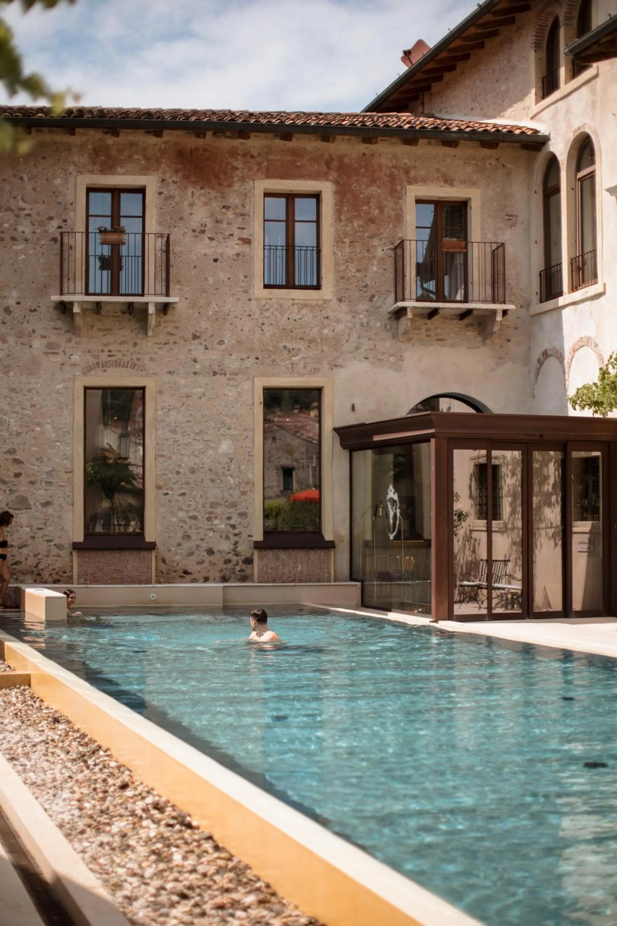 Swimming pool in Corte Regia Relais & Spa