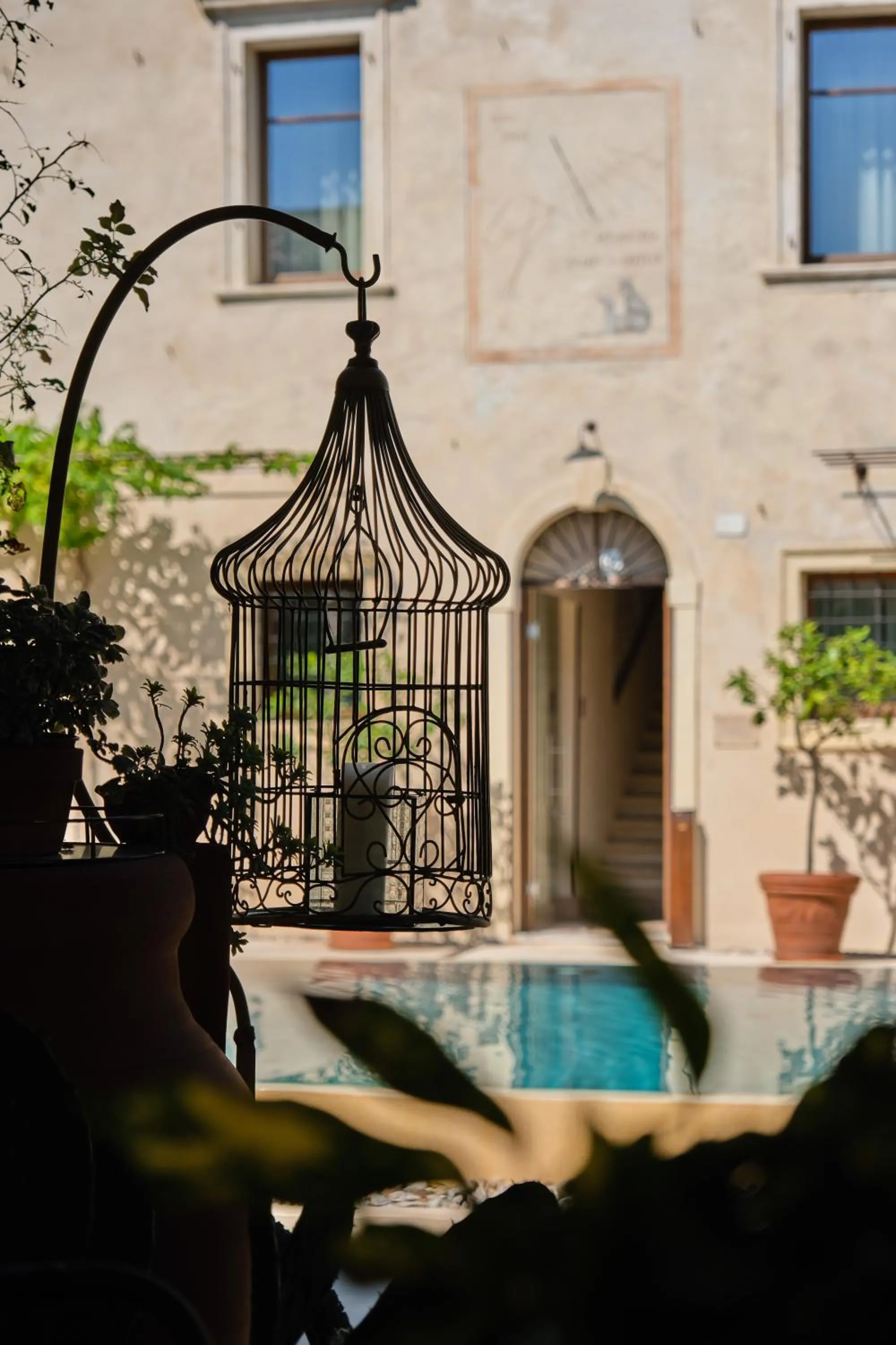 Pool view in Corte Regia Relais & Spa