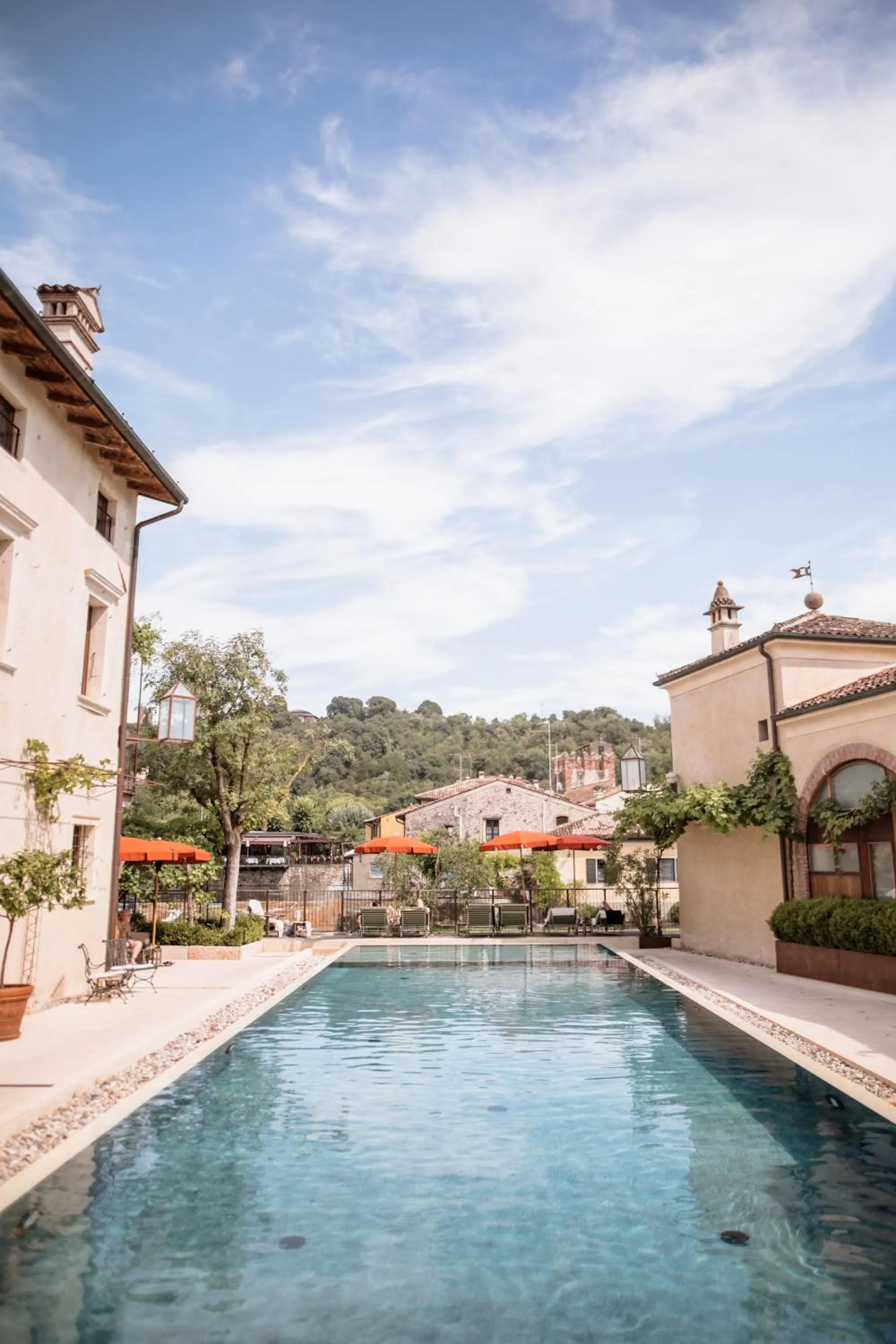 Pool view in Corte Regia Relais & Spa