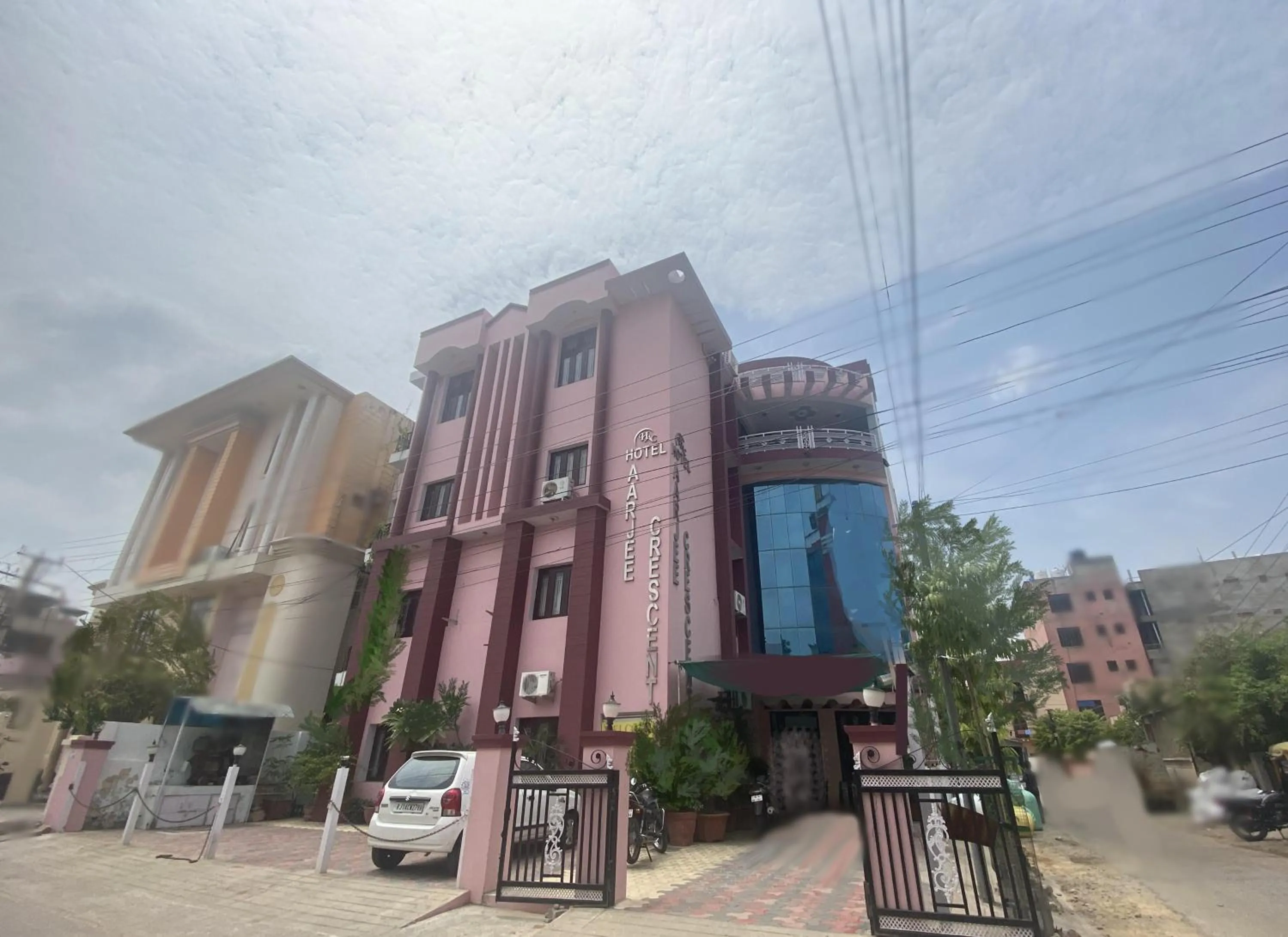 Property building in Hotel Aarjee Crescent Jaipur