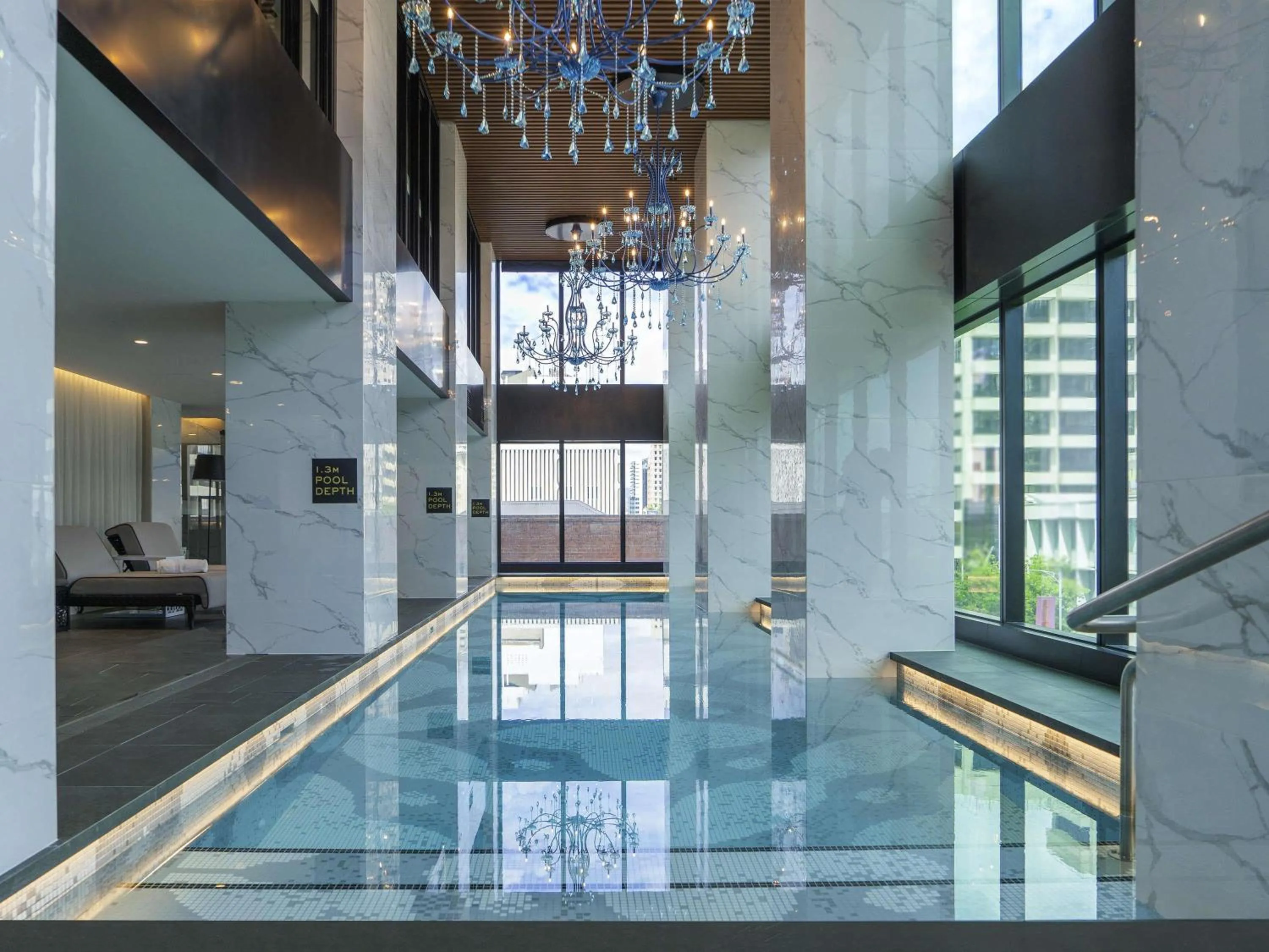 Pool view in Sofitel Adelaide