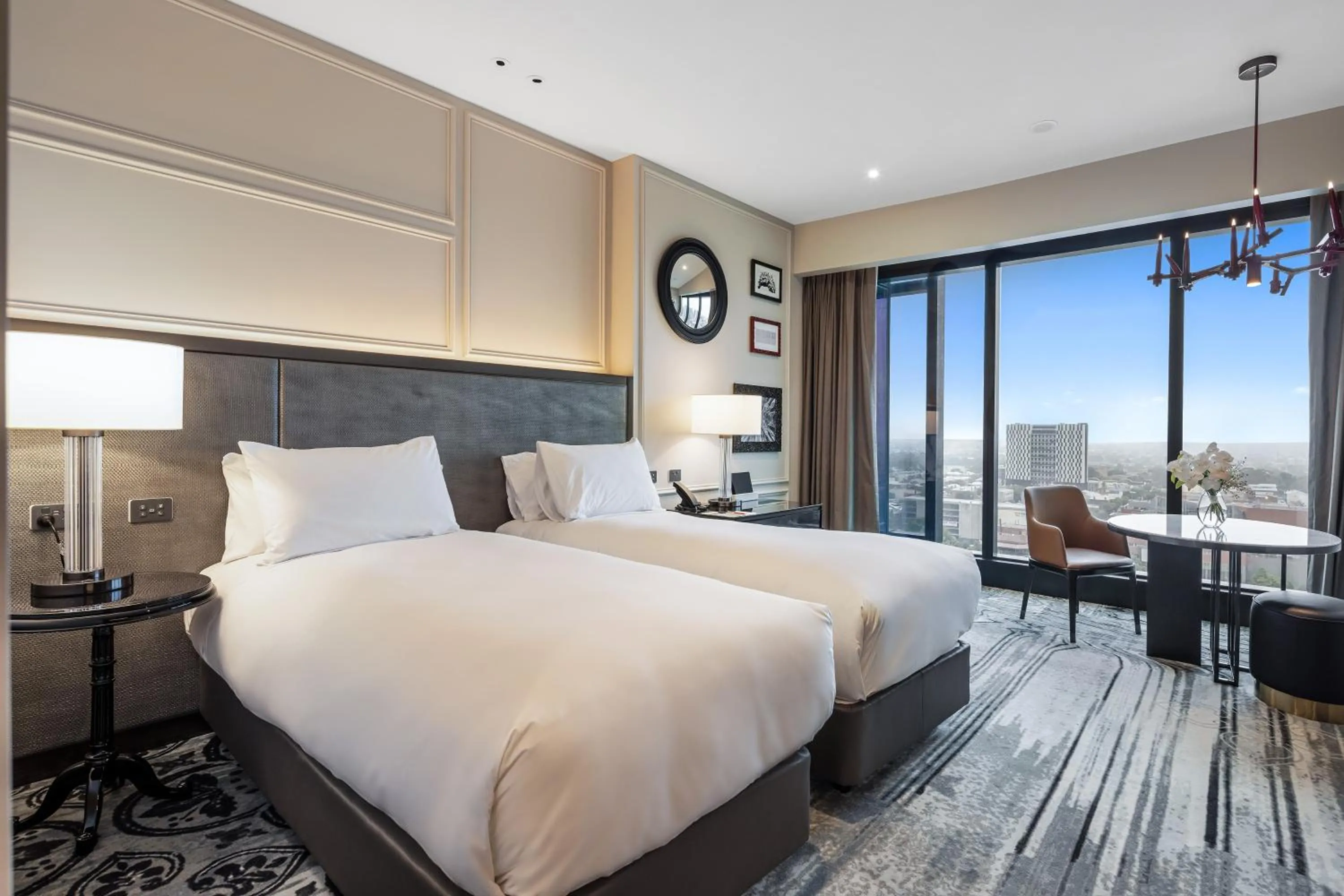 View (from property/room), Bed in Sofitel Adelaide