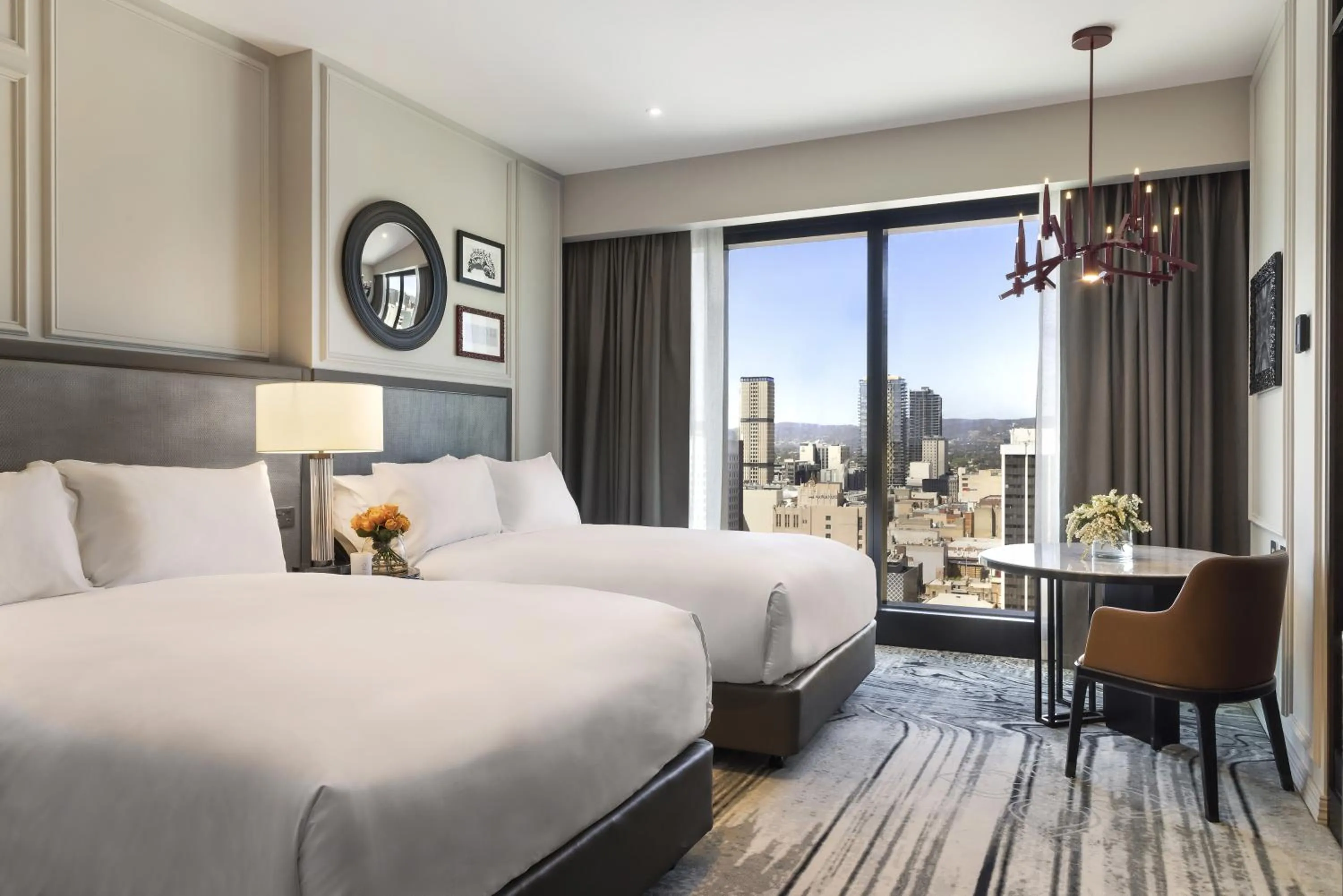 View (from property/room), Bed in Sofitel Adelaide