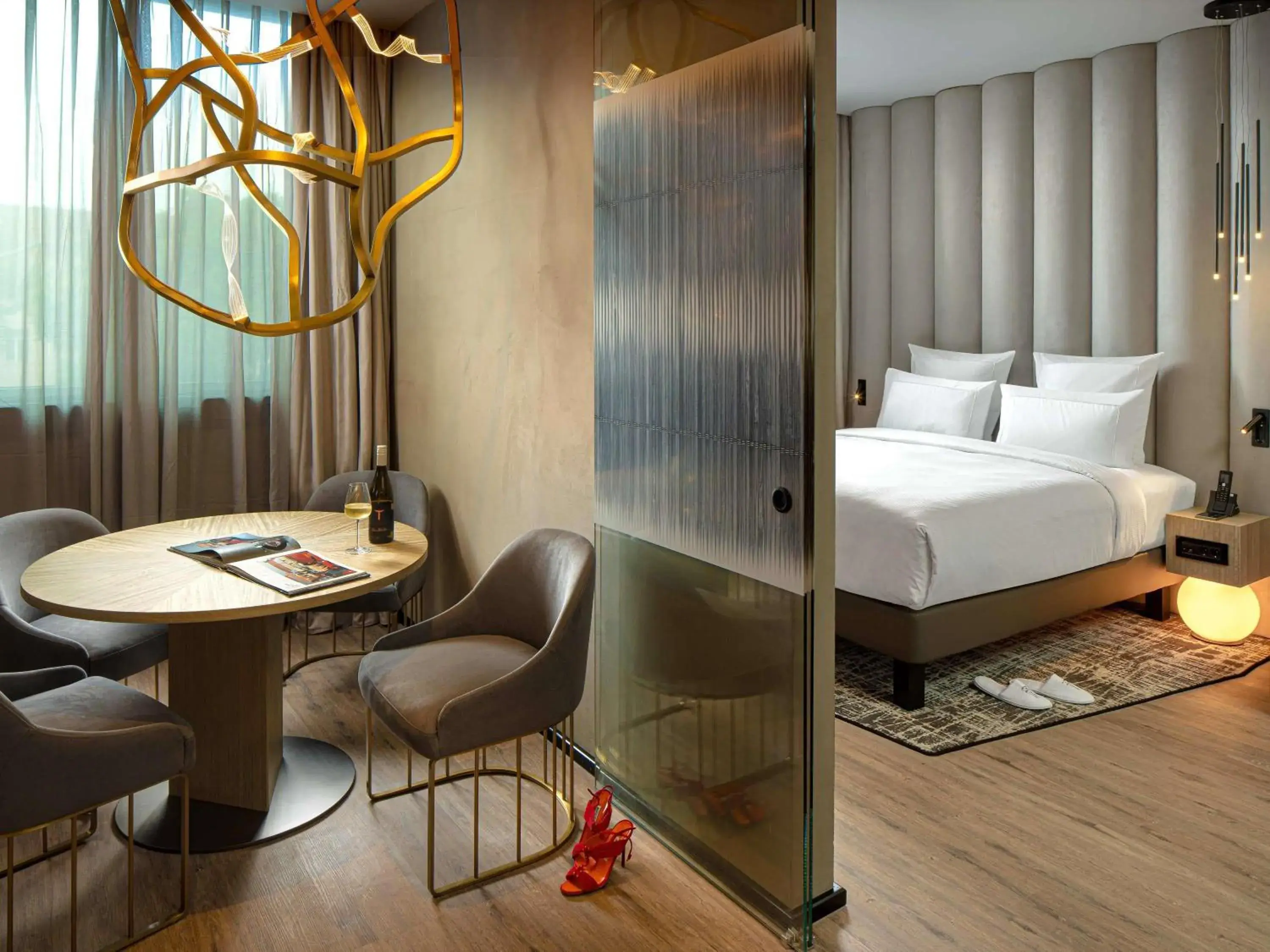 Deluxe Suite with One Double Bed and Balcony - single occupancy in The Emporium Hotel Plovdiv - MGallery Collection Deluxe Suite with One Double Bed and Balcony - single occupancy in The Emporium Hotel Plovdiv - MGallery Collection