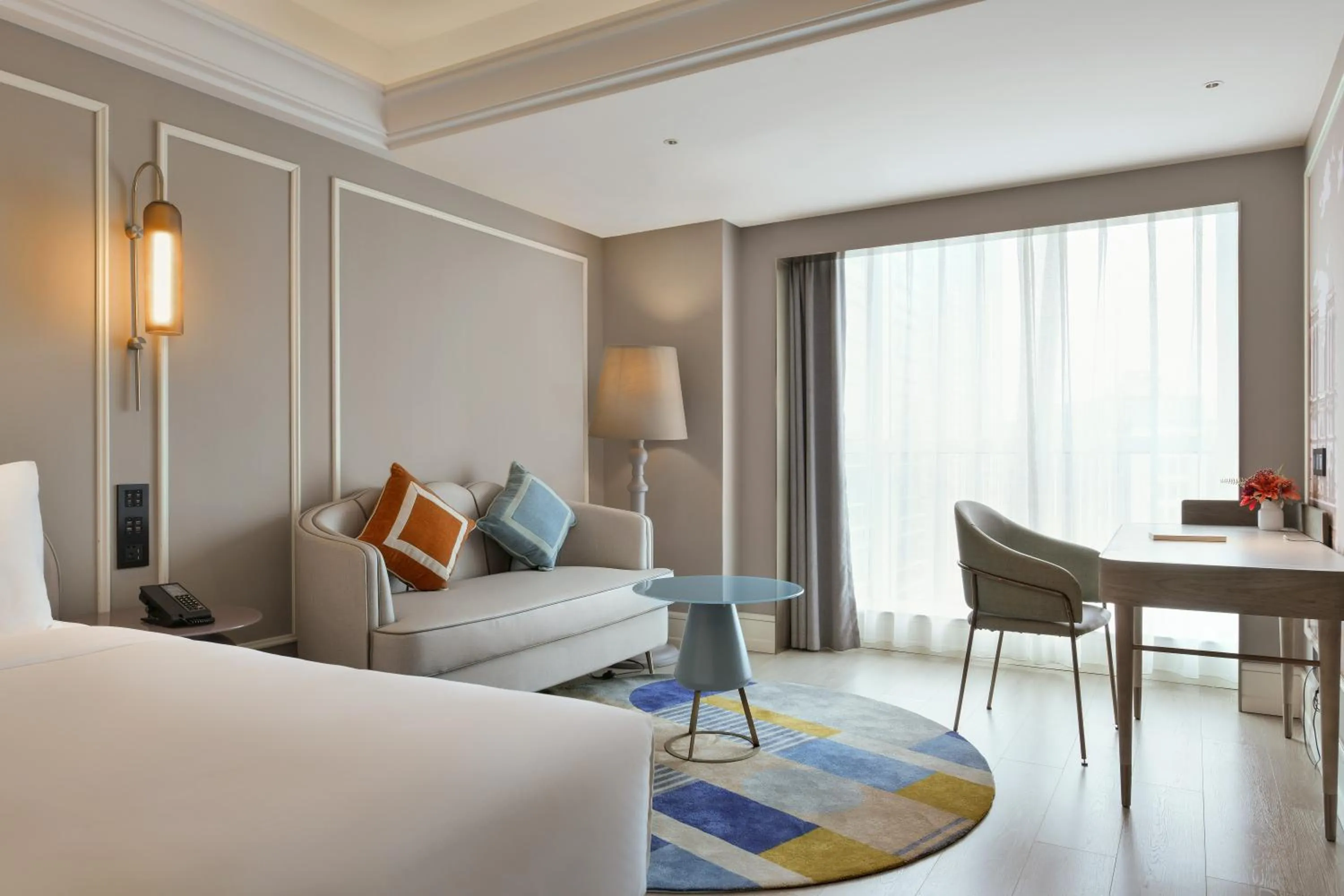 Seating area, Bed in Mercure Chengdu Jiuyanqiao