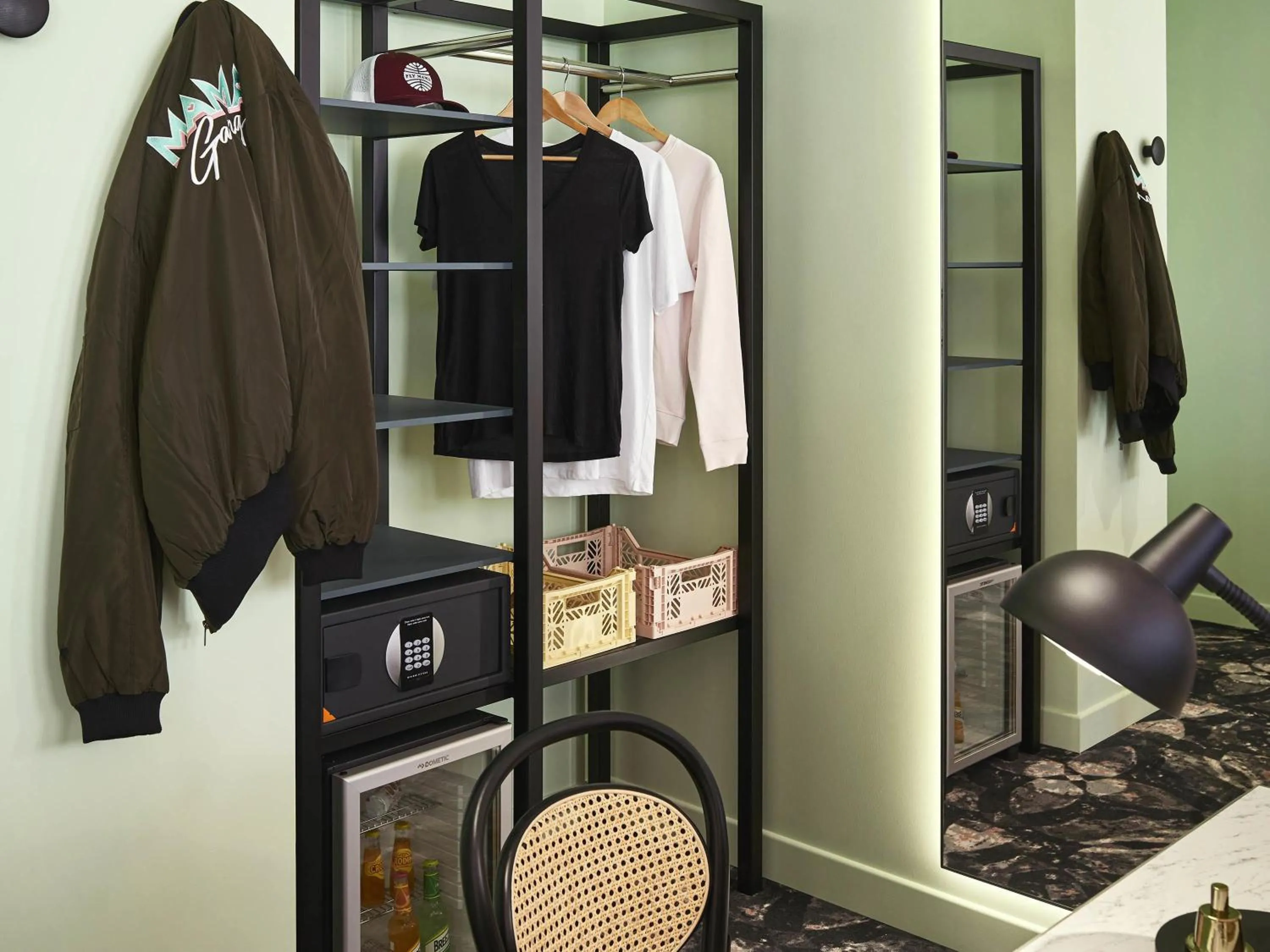 Bedroom in Mama Shelter Roma