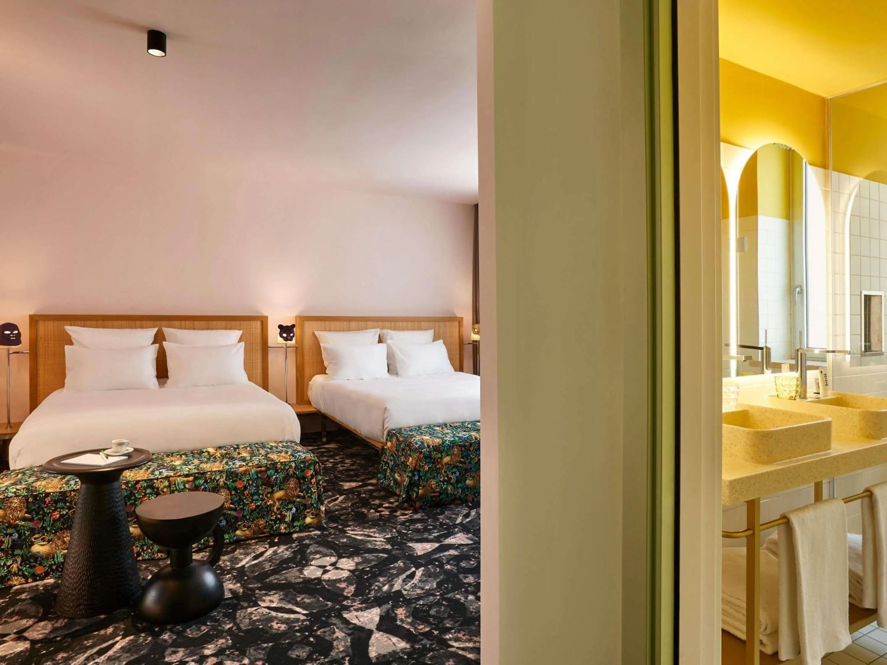 Bedroom, Bed in Mama Shelter Roma