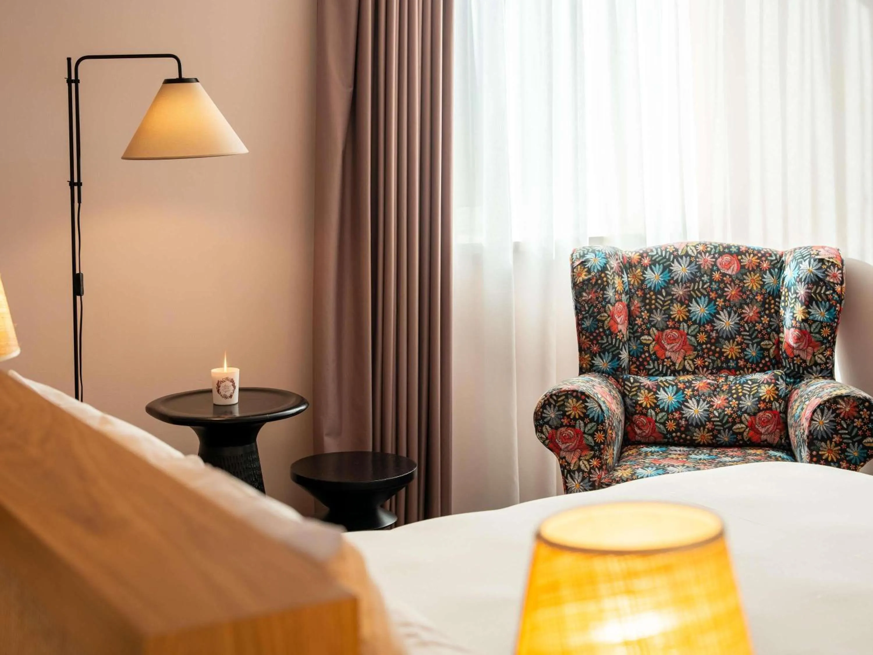 Bedroom, Bed in Mama Shelter Roma