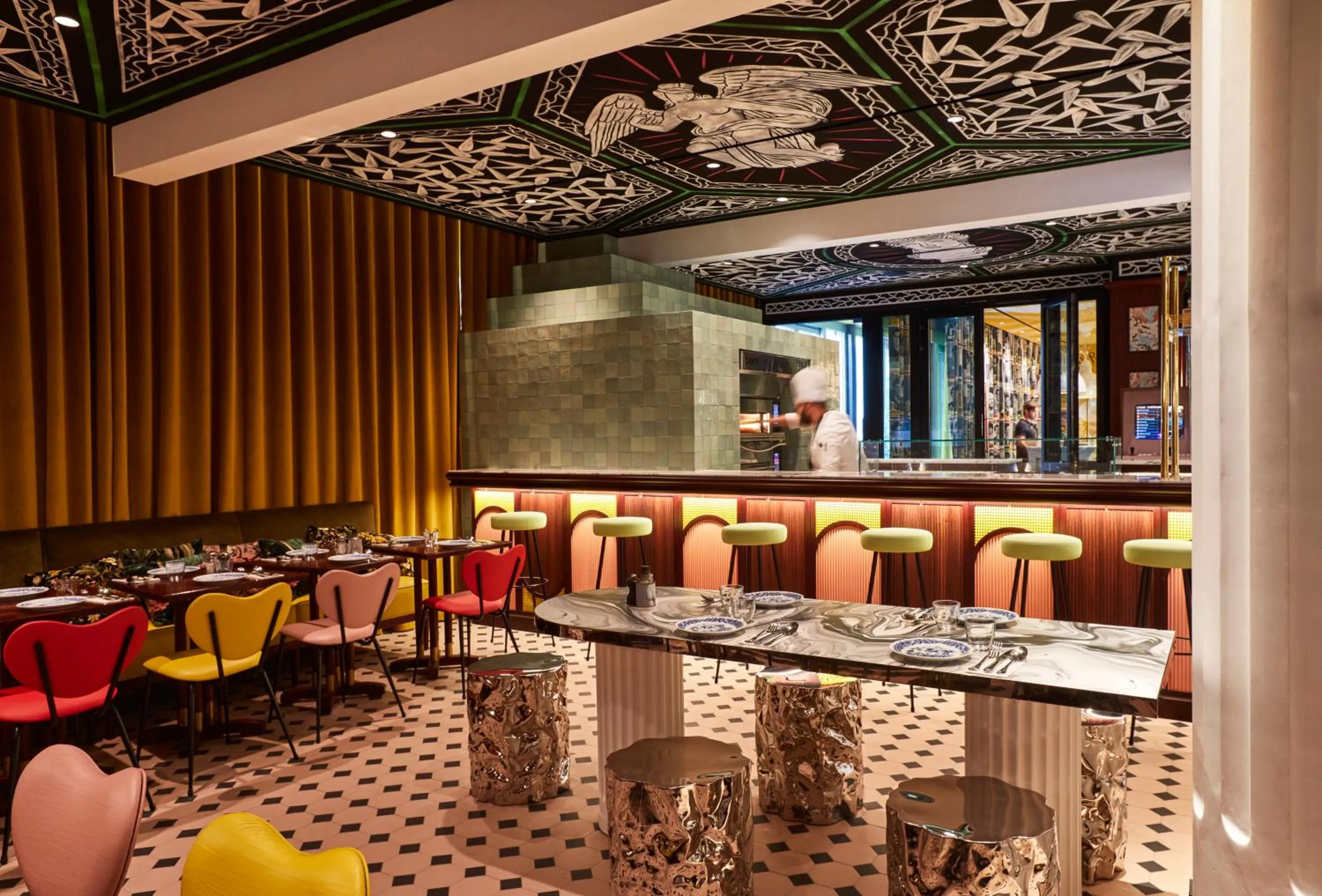 Restaurant/places to eat in Mama Shelter Roma