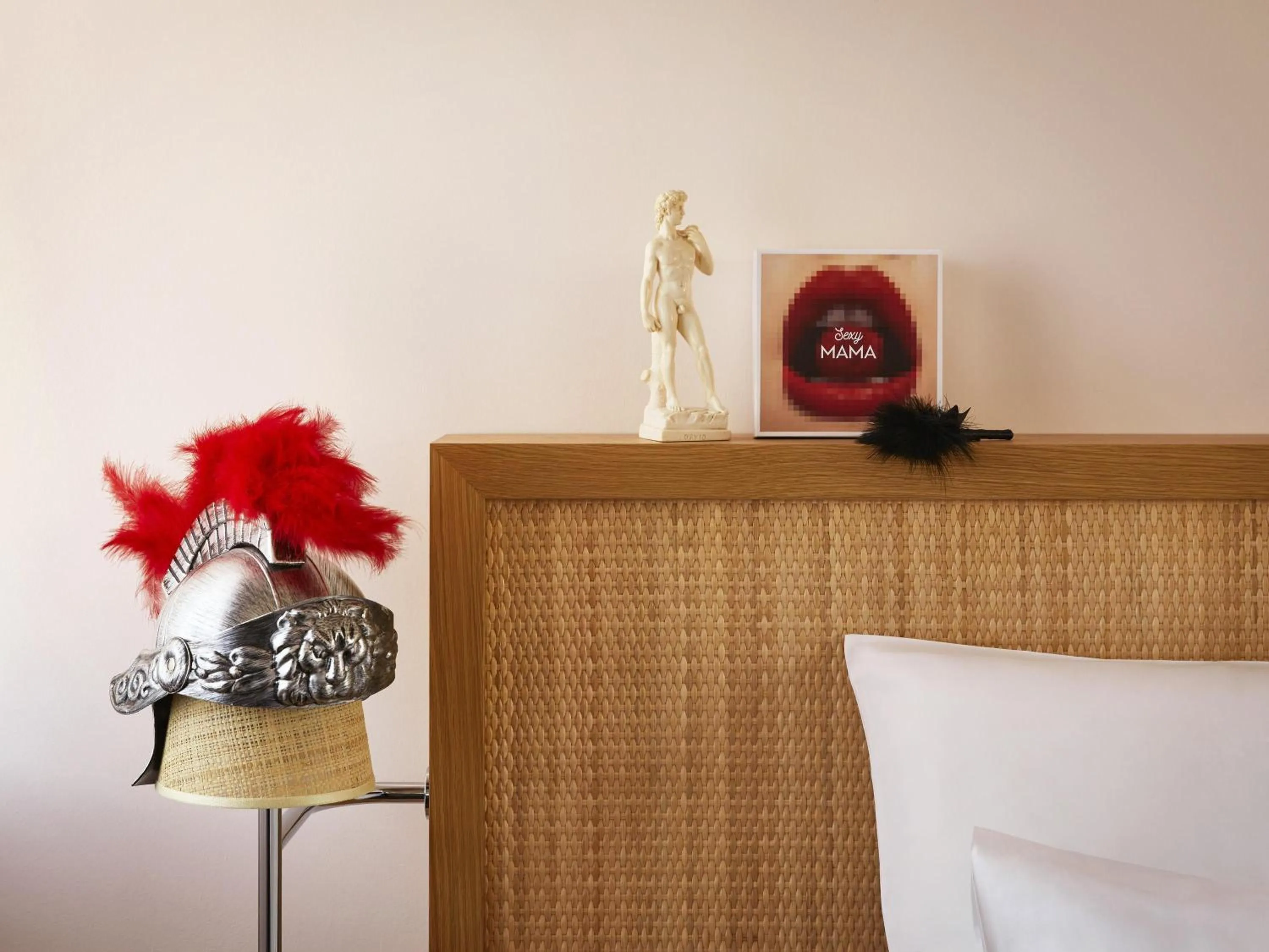 Bedroom in Mama Shelter Roma