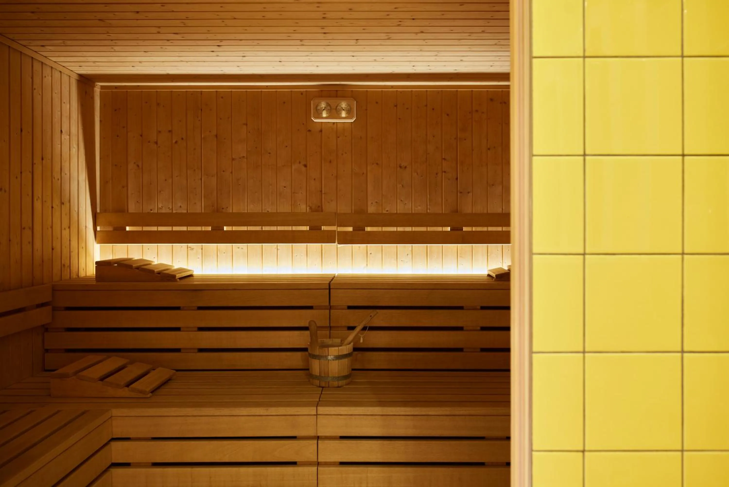 Sauna in Mama Shelter Roma