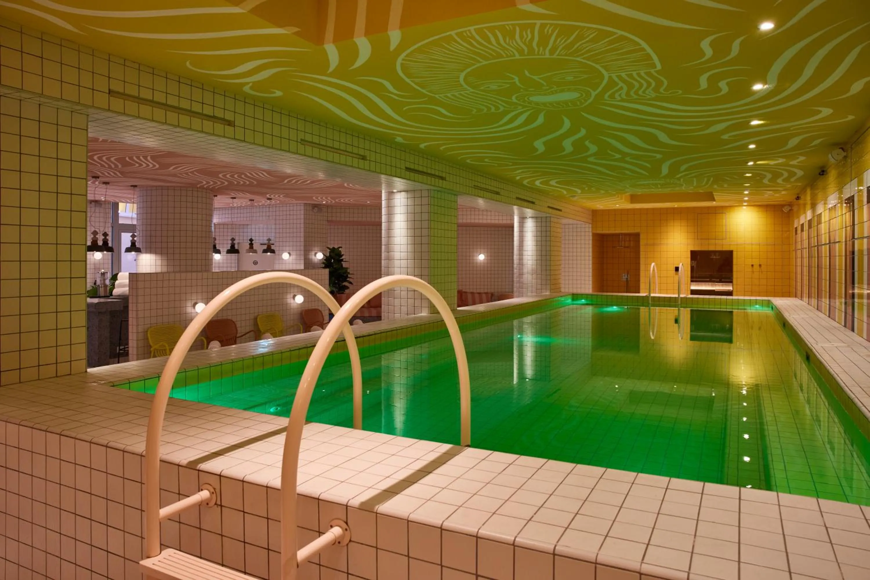 Swimming pool in Mama Shelter Roma