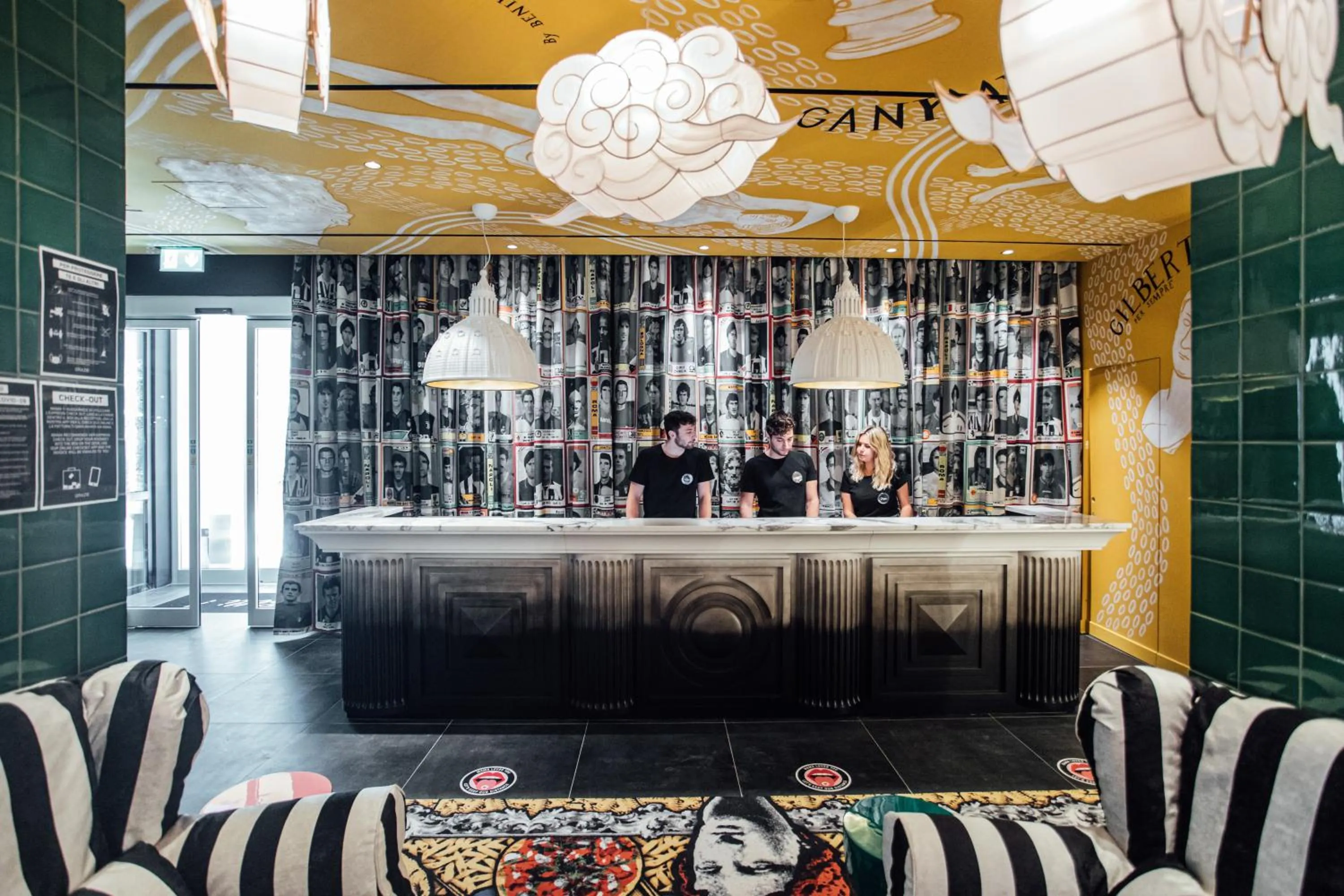 Lobby or reception in Mama Shelter Roma