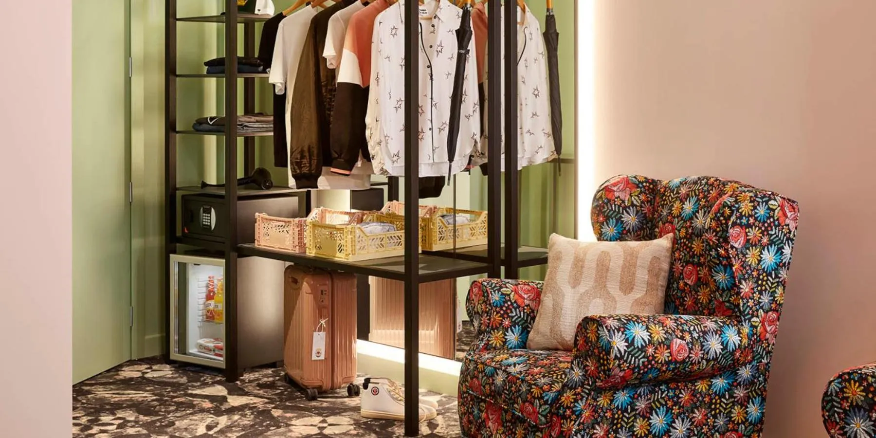 Decorative detail in Mama Shelter Roma