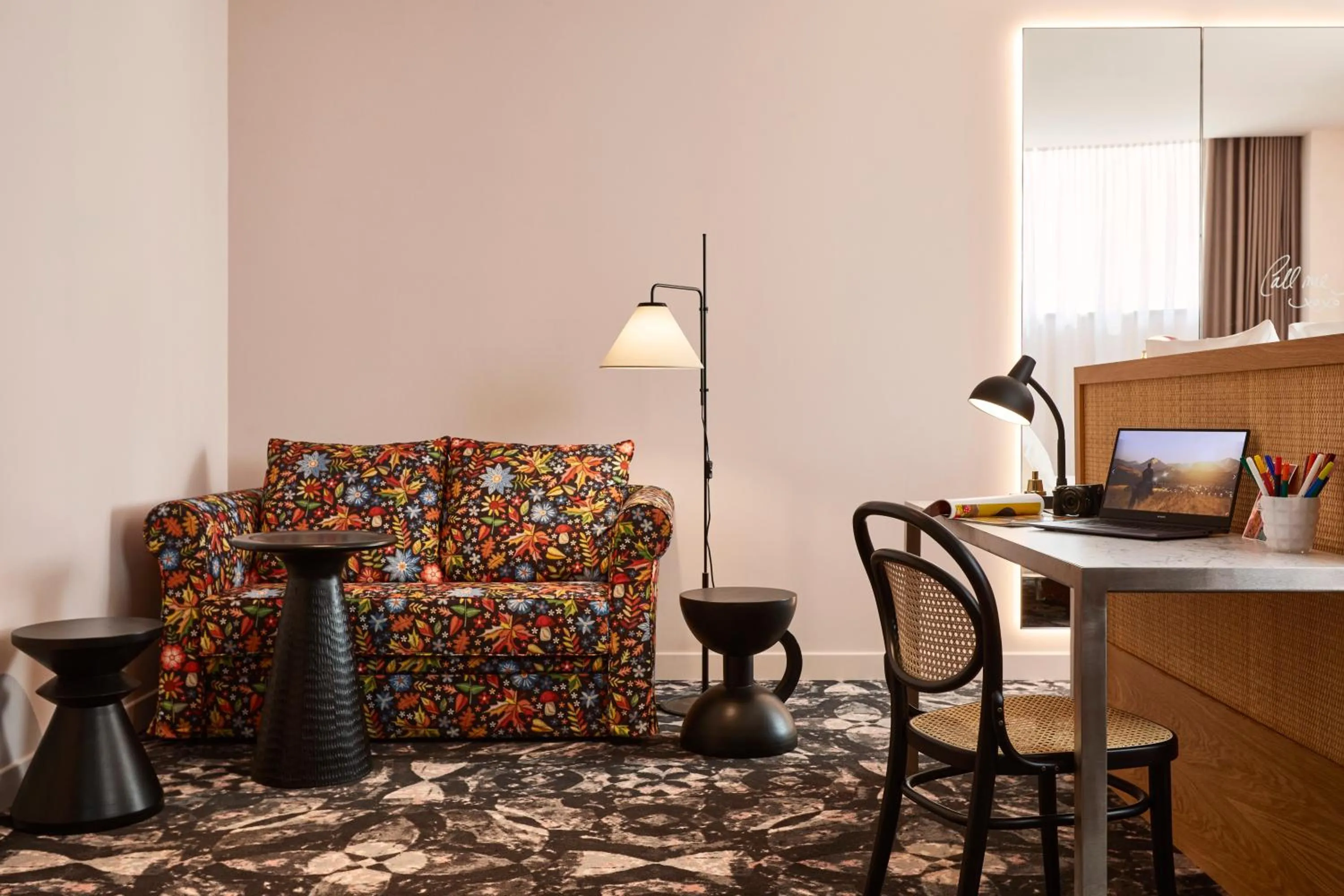 Bedroom in Mama Shelter Roma