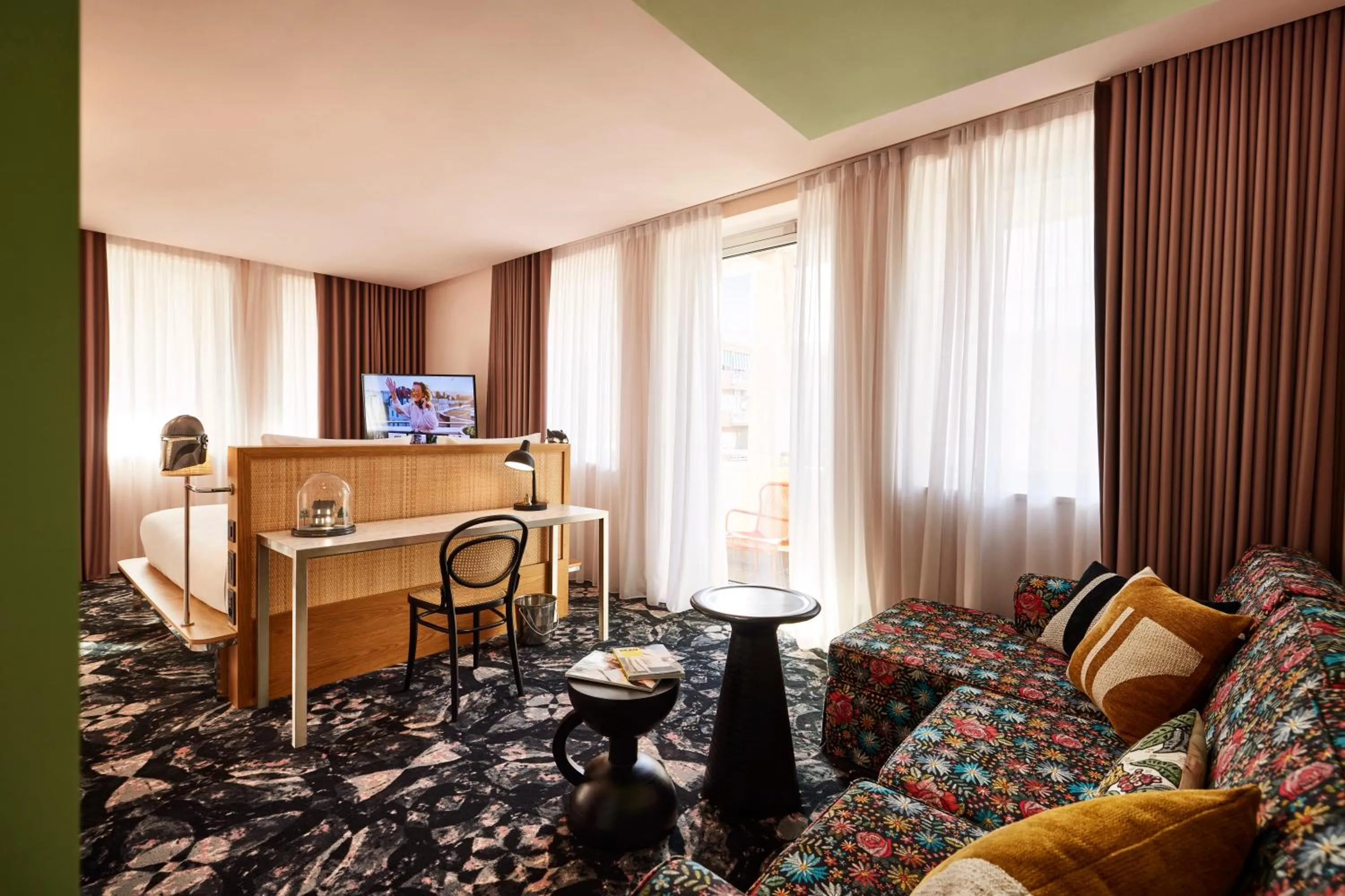 Bed in Mama Shelter Roma