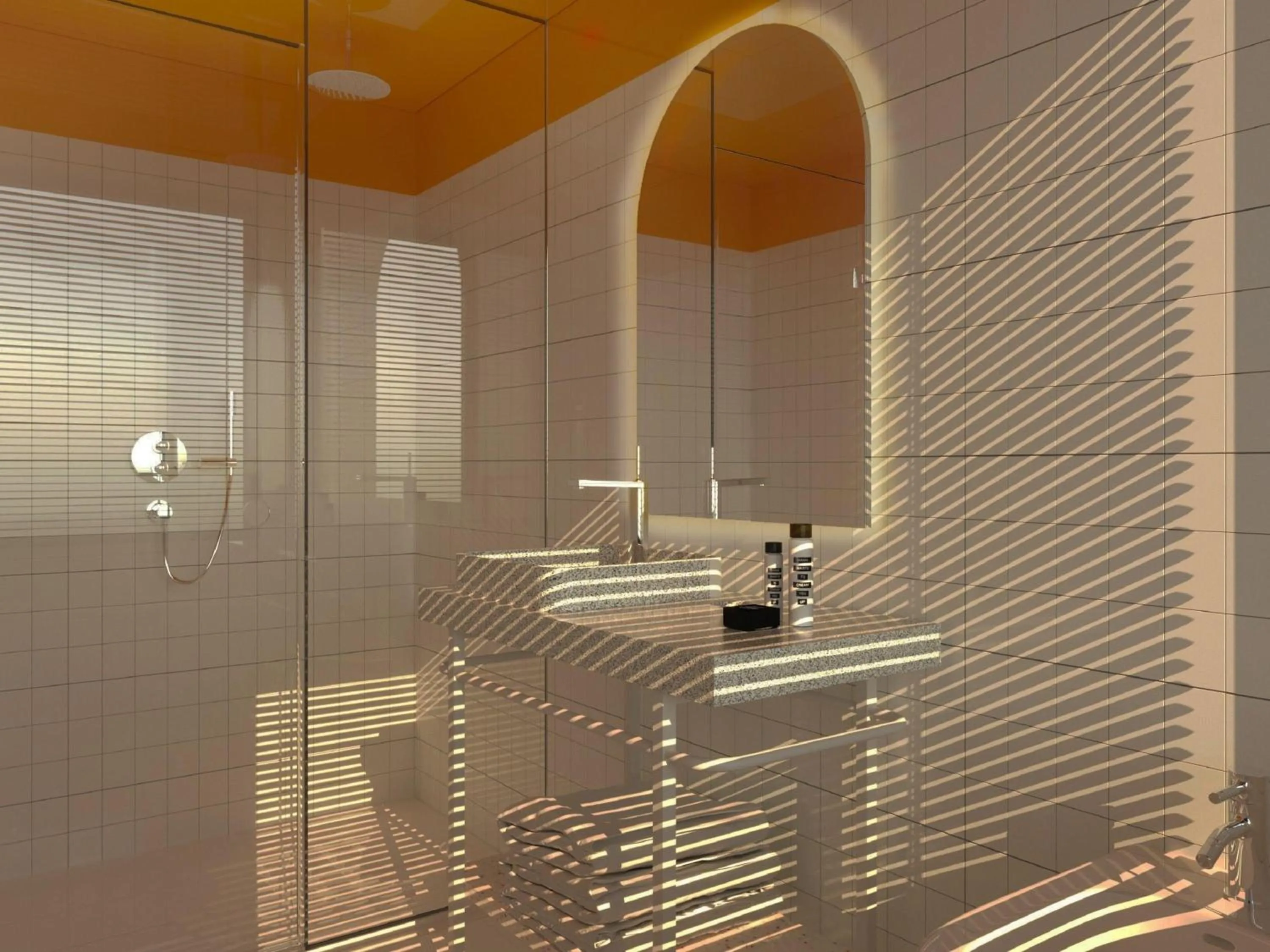 Bedroom in Mama Shelter Roma