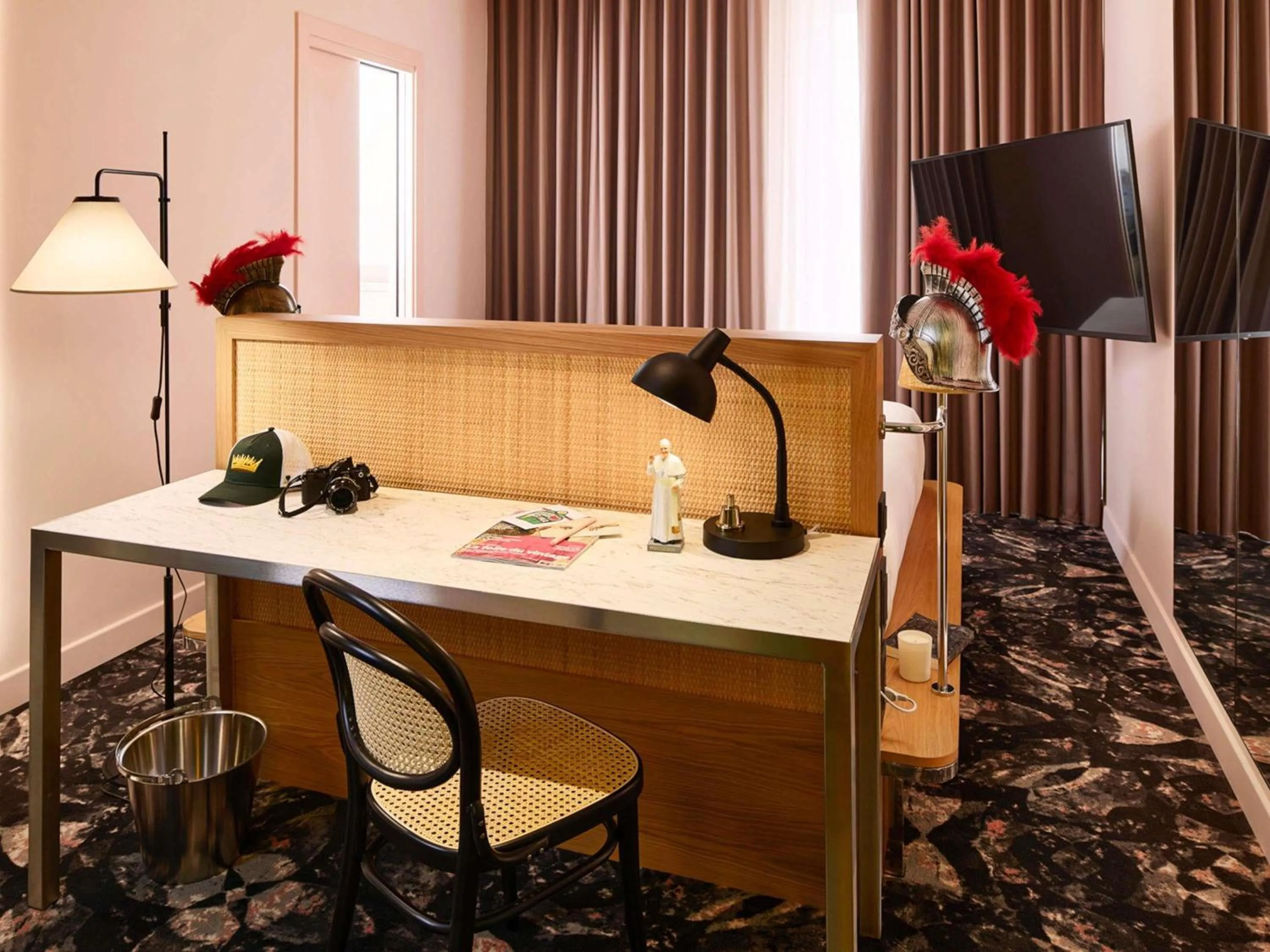 Bedroom in Mama Shelter Roma