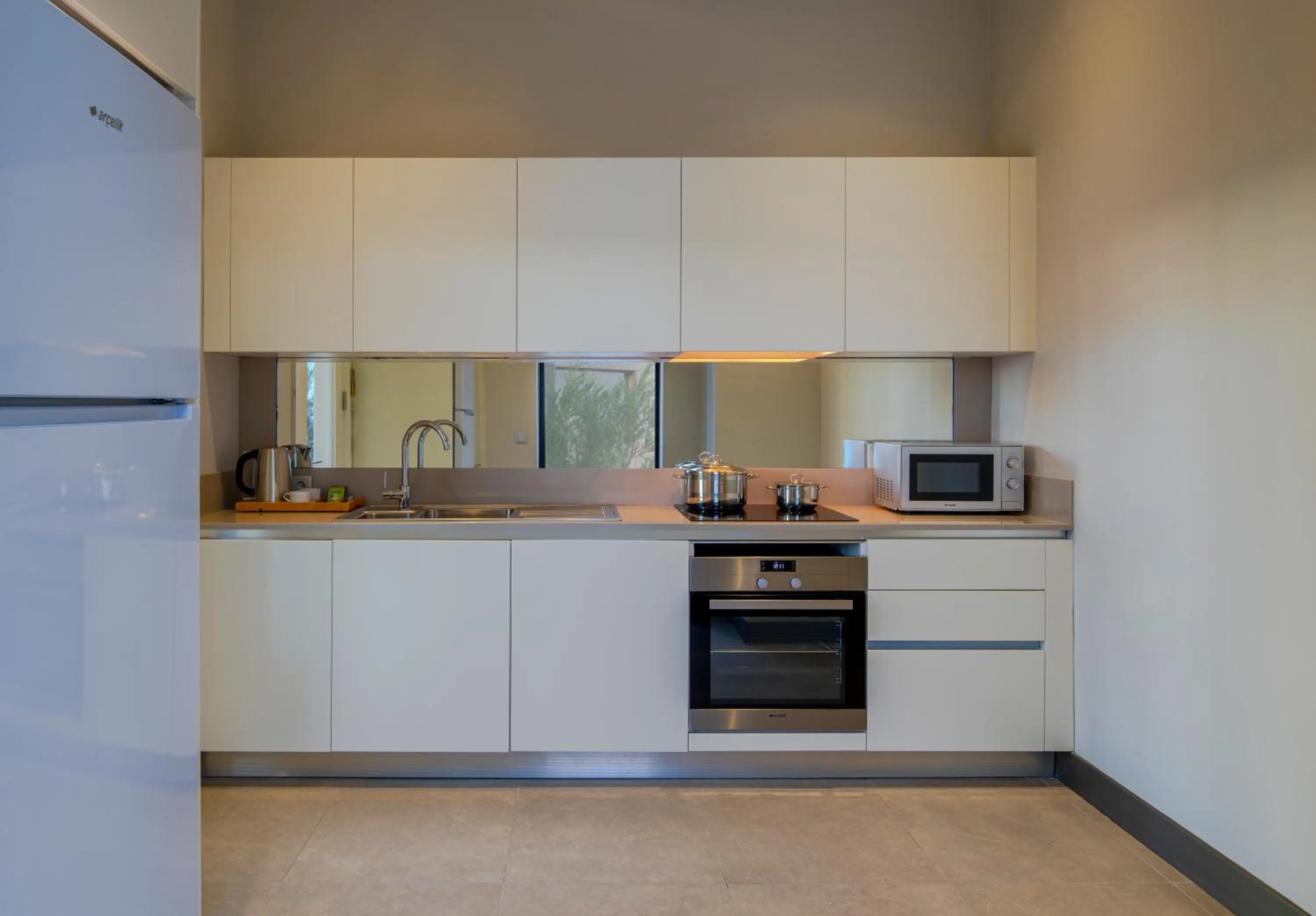 kitchen in Movenpick Living Istanbul West