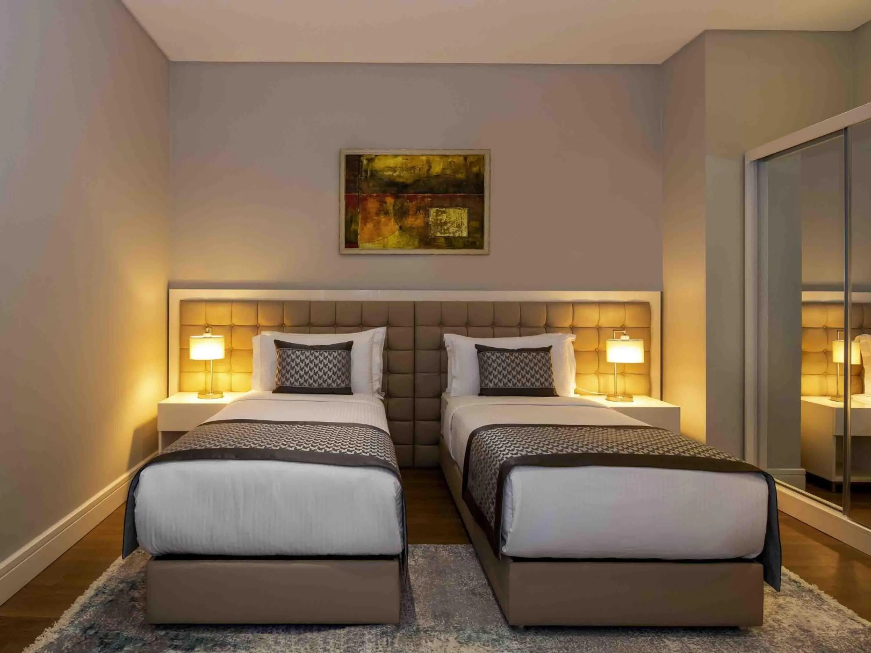 Bedroom, Bed in Movenpick Living Istanbul West