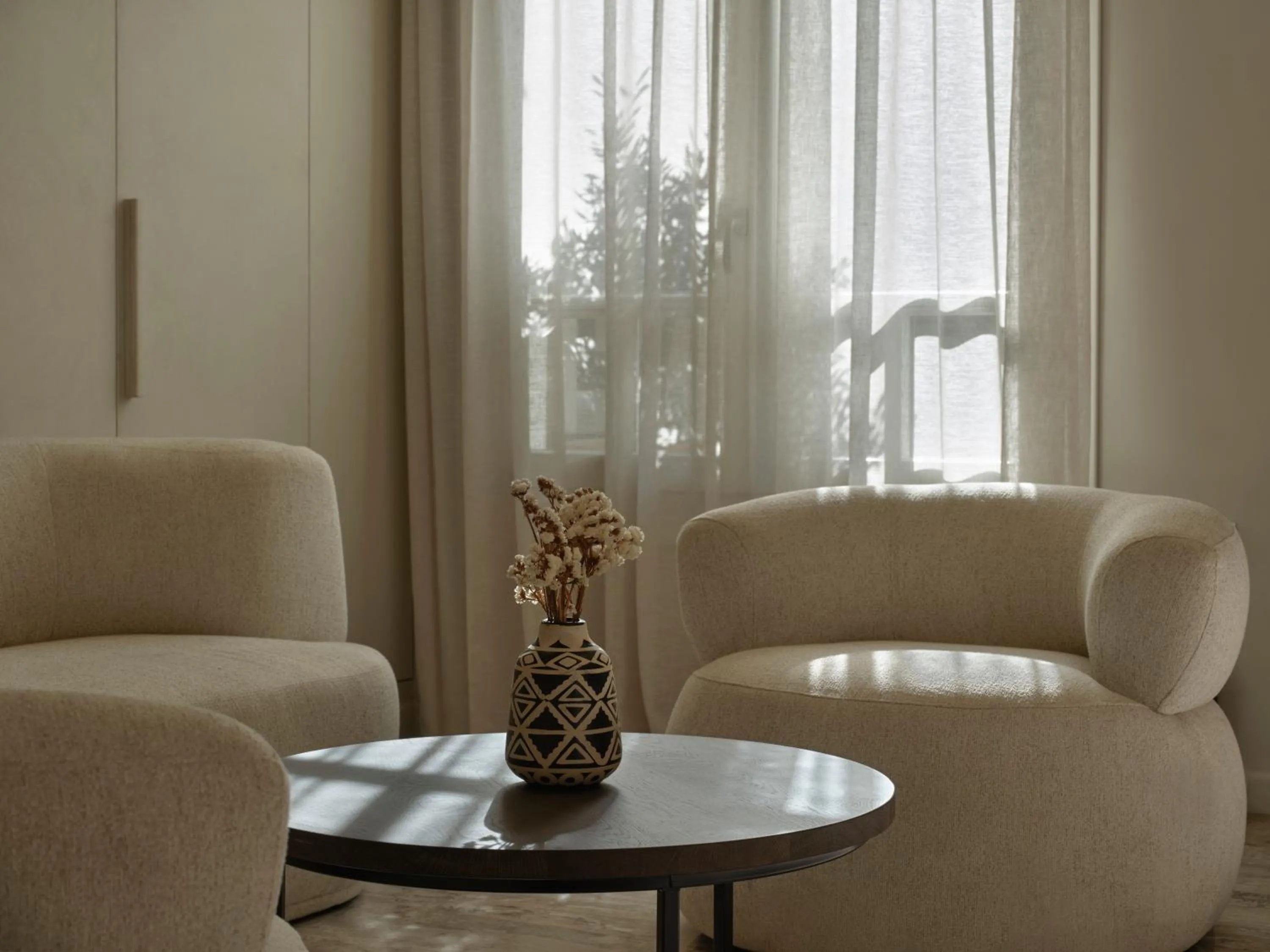 Seating area in Doryssa Method Hotel