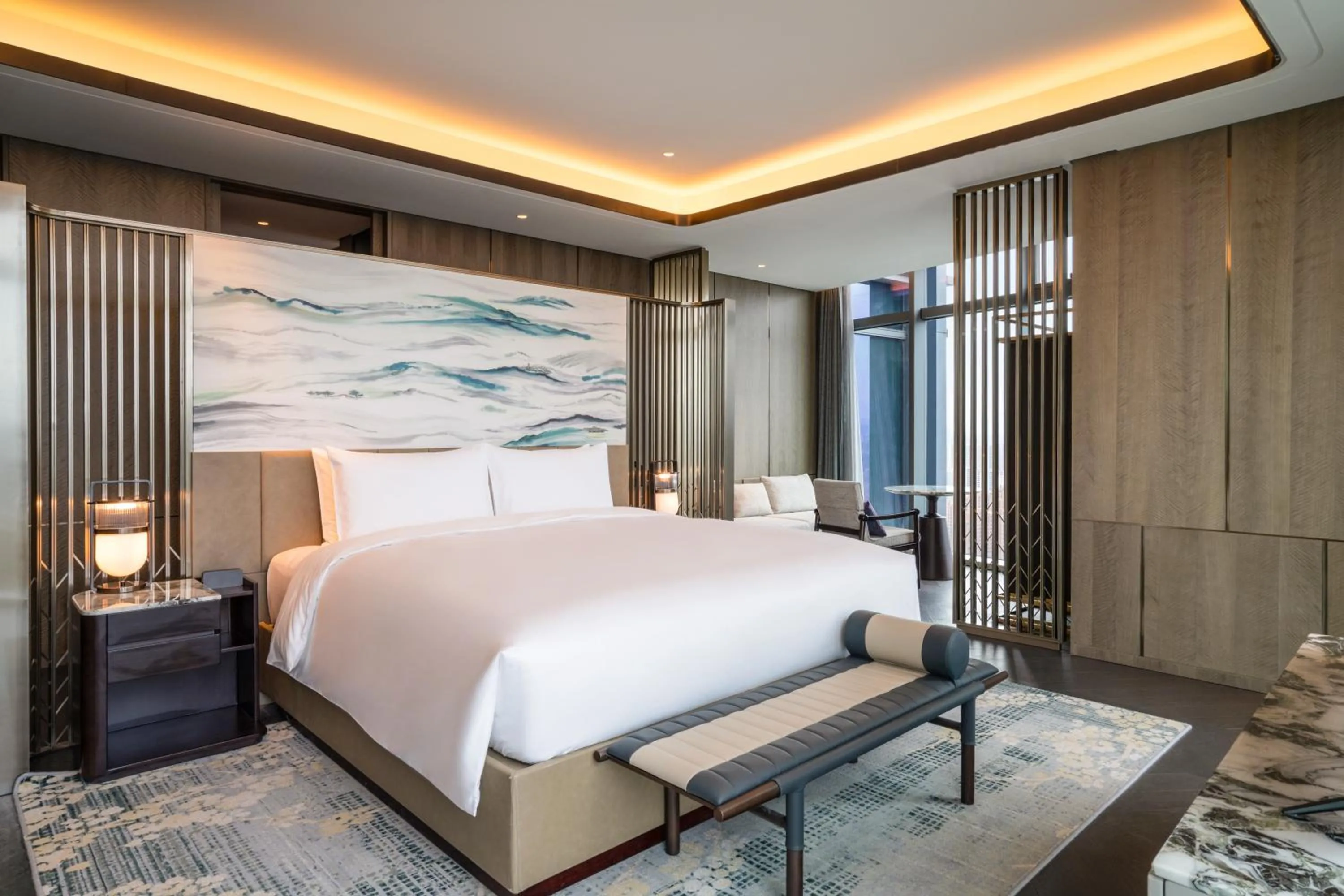 Photo of the whole room, Bed in Sofitel Hangzhou Yingguan-Olympic Center Hotel