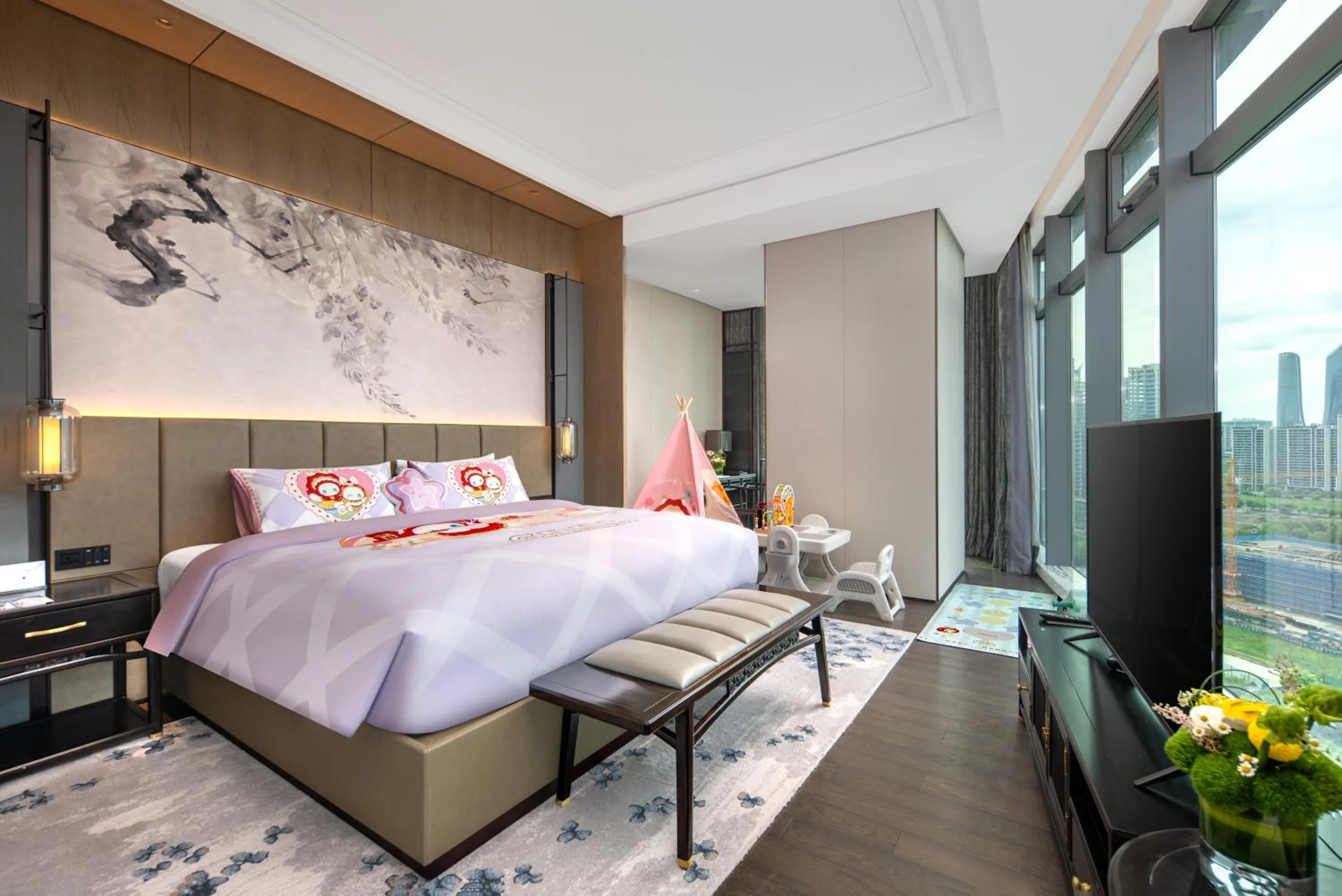 Bed in Sofitel Hangzhou Yingguan-Olympic Center Hotel