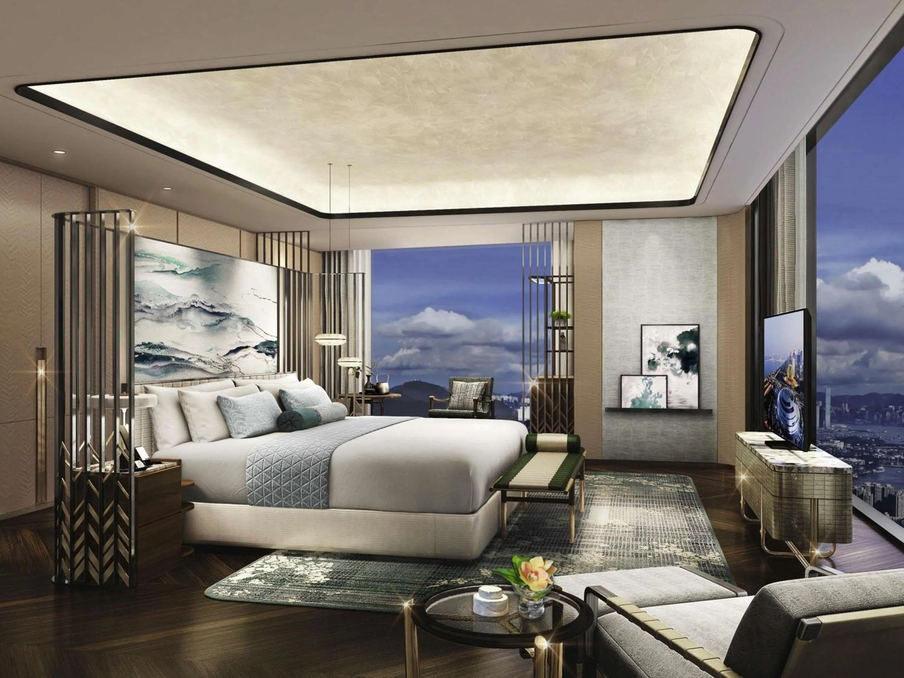 Bedroom in Sofitel Hangzhou Yingguan-Olympic Center Hotel