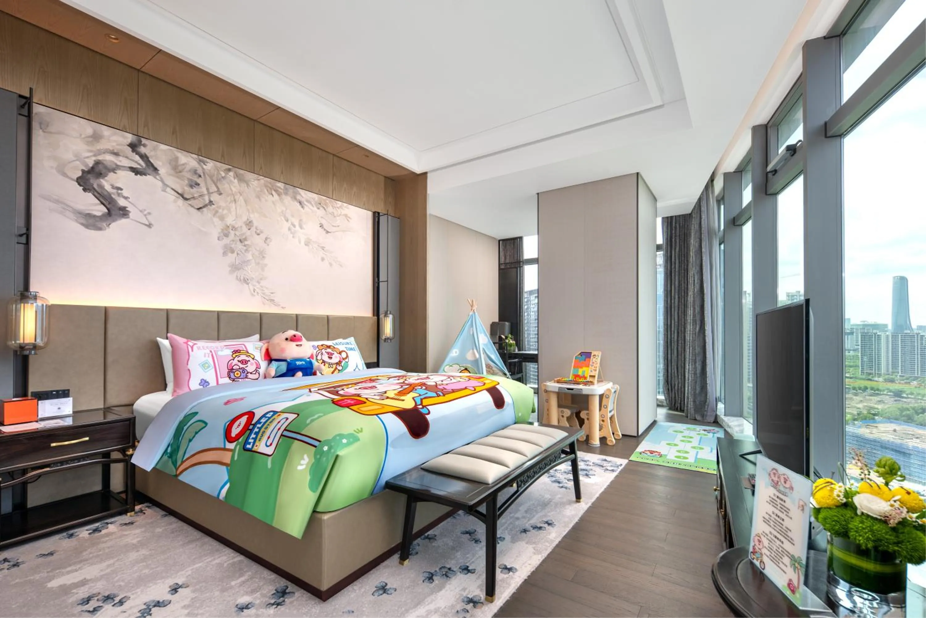 Bed in Sofitel Hangzhou Yingguan-Olympic Center Hotel