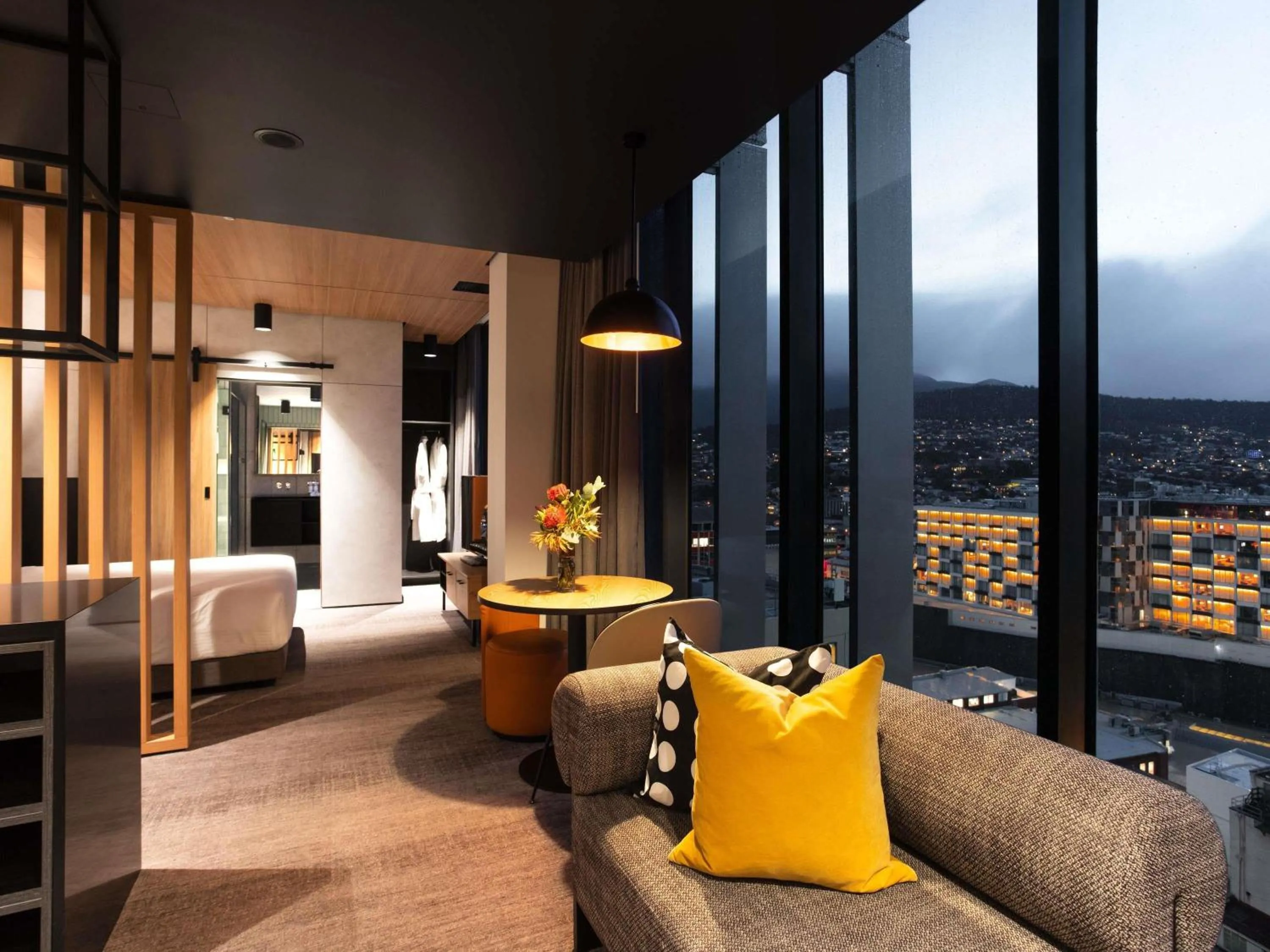 Bedroom, Bed in Mövenpick Hotel Hobart