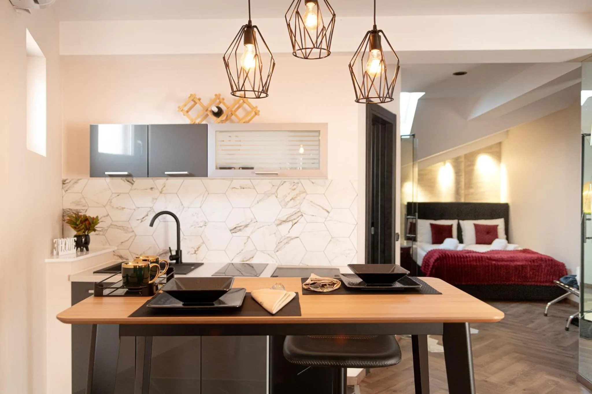 Bed in Fenix Apartments