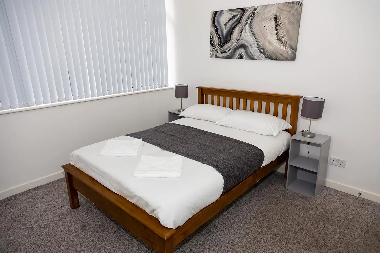 Bedroom in Alexander Apartments Powdene House