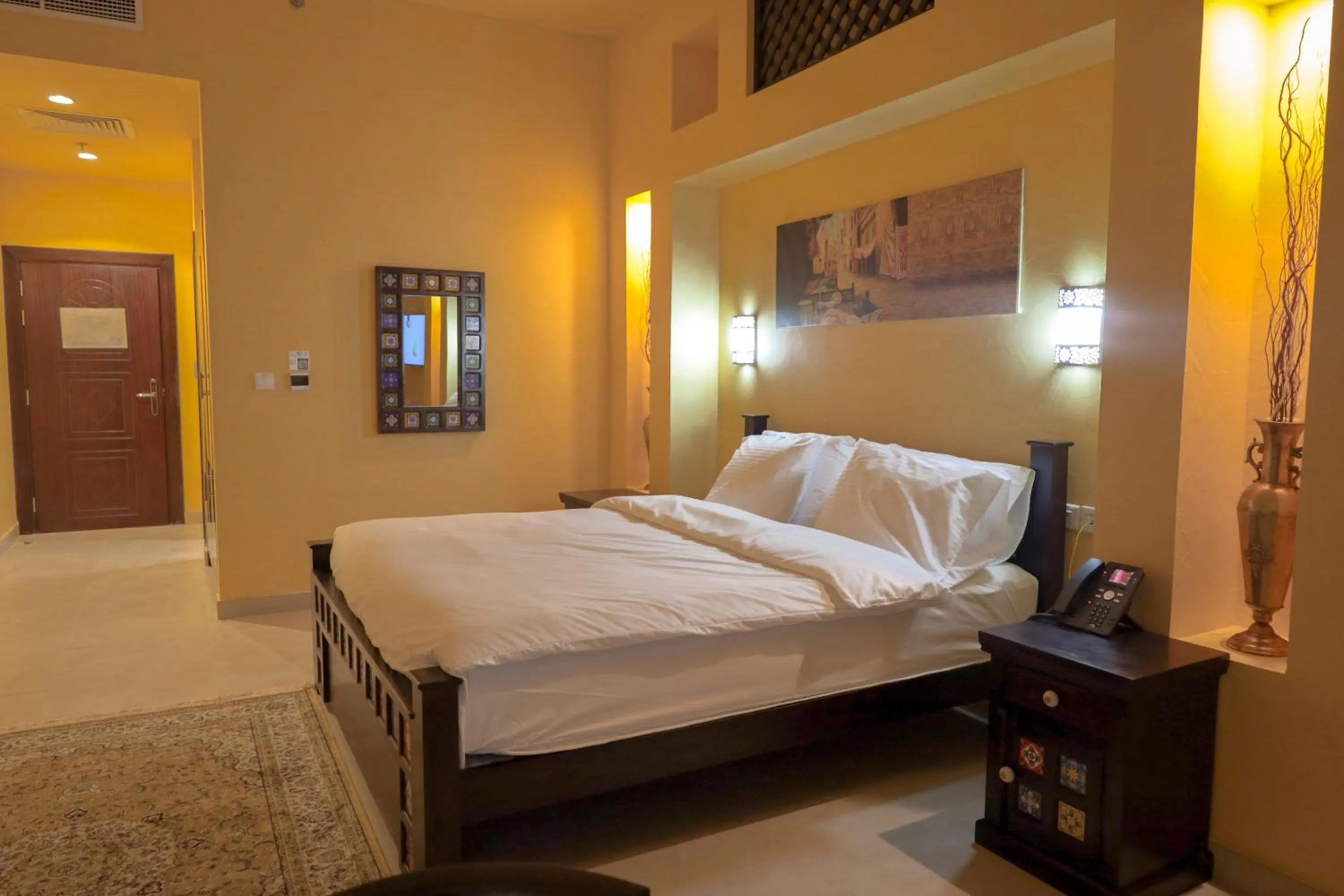 Bed in Hatta Guest House