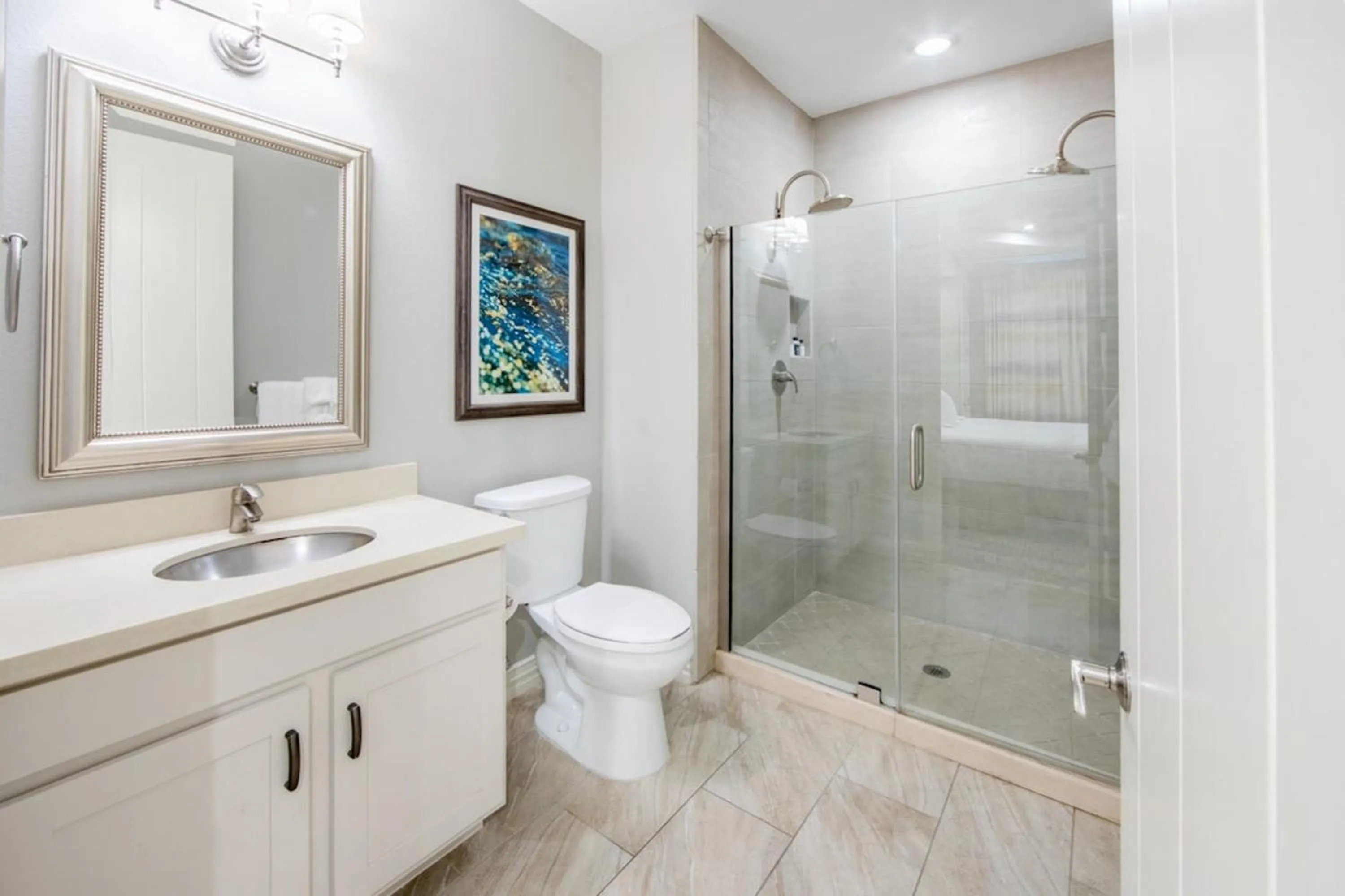 Bathroom in Holiday Inn Club Vacations Galveston Seaside Resort