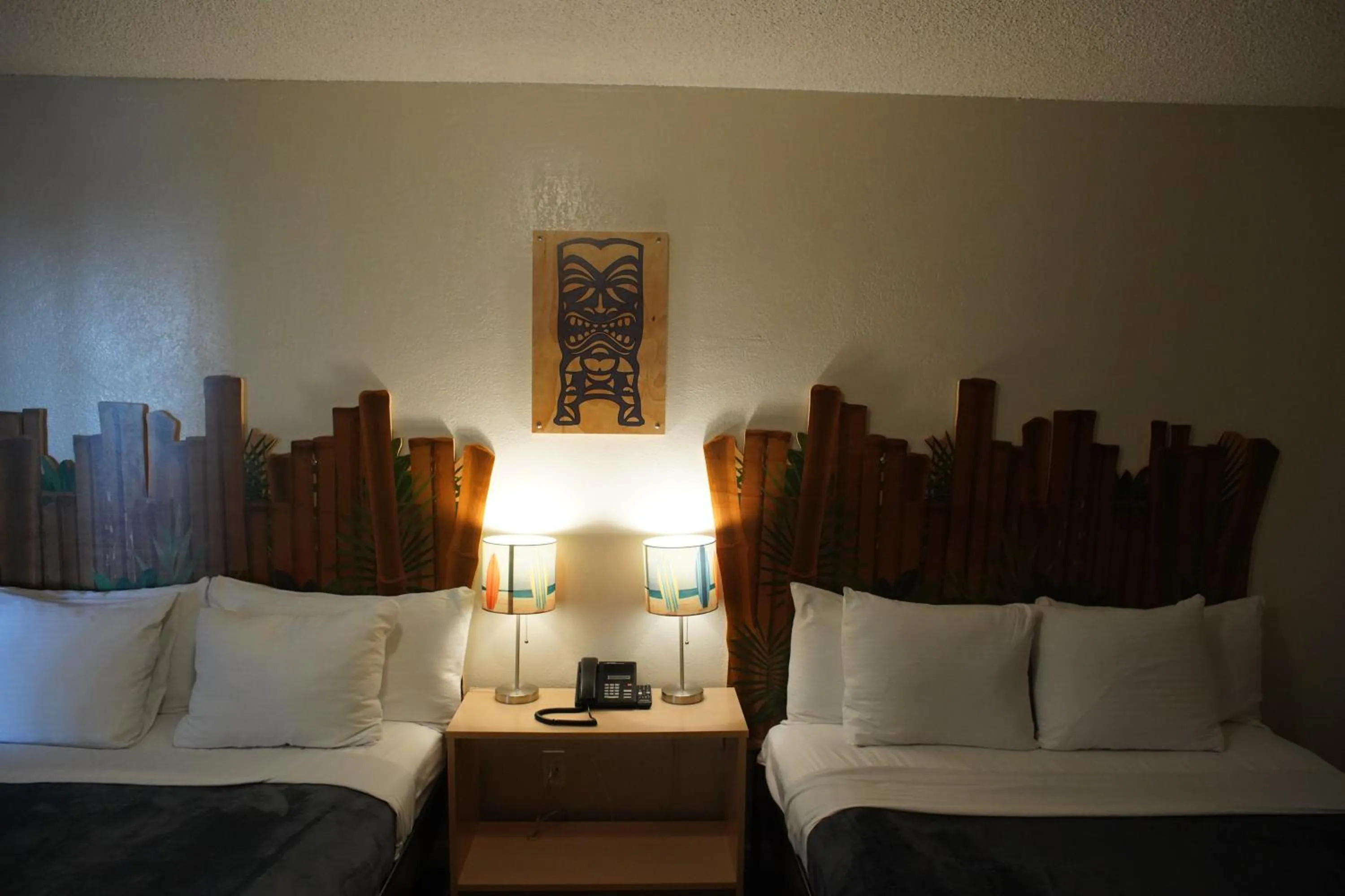 Bedroom in Huntington Surf Inn