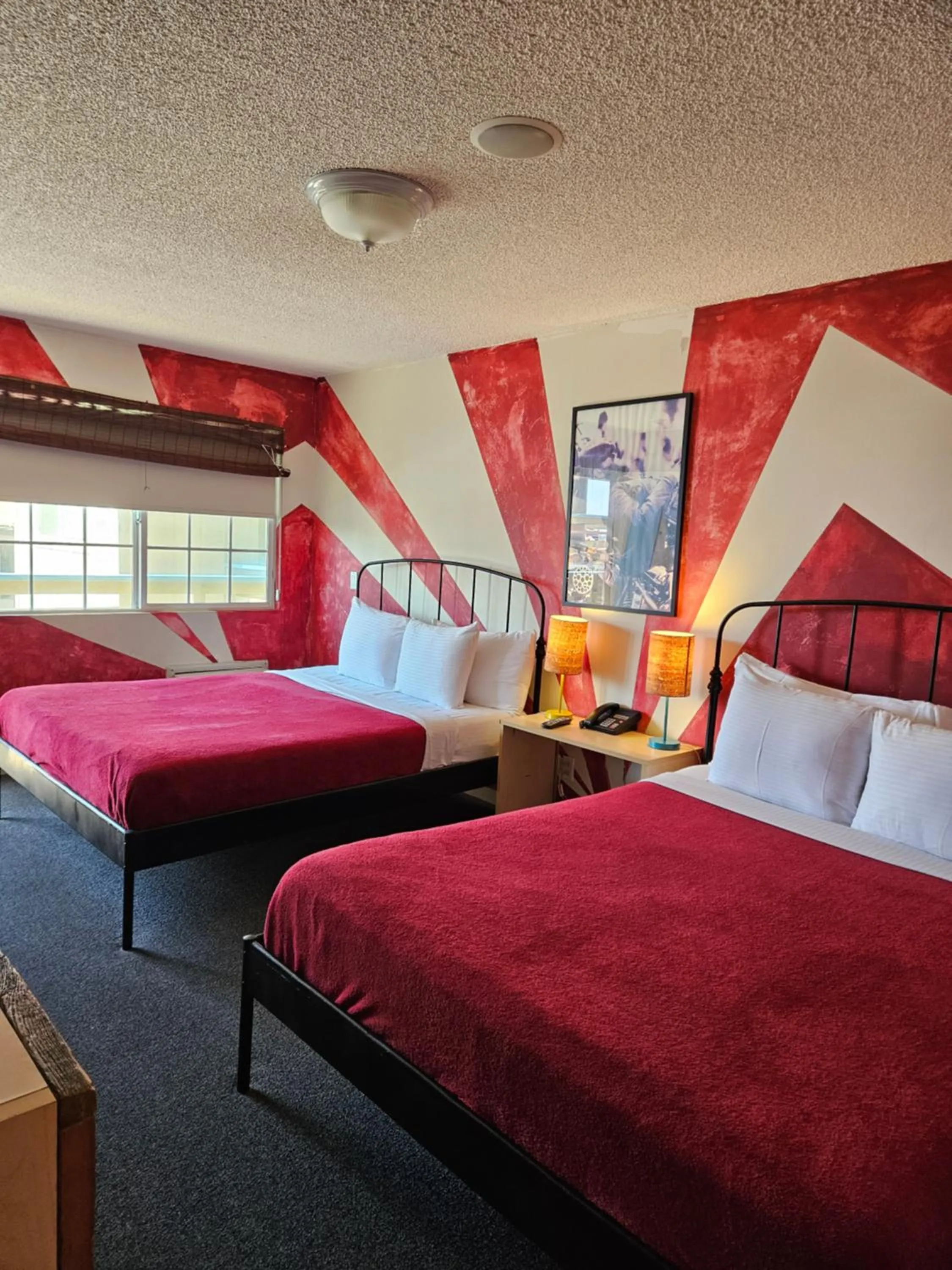 Bedroom in Huntington Surf Inn