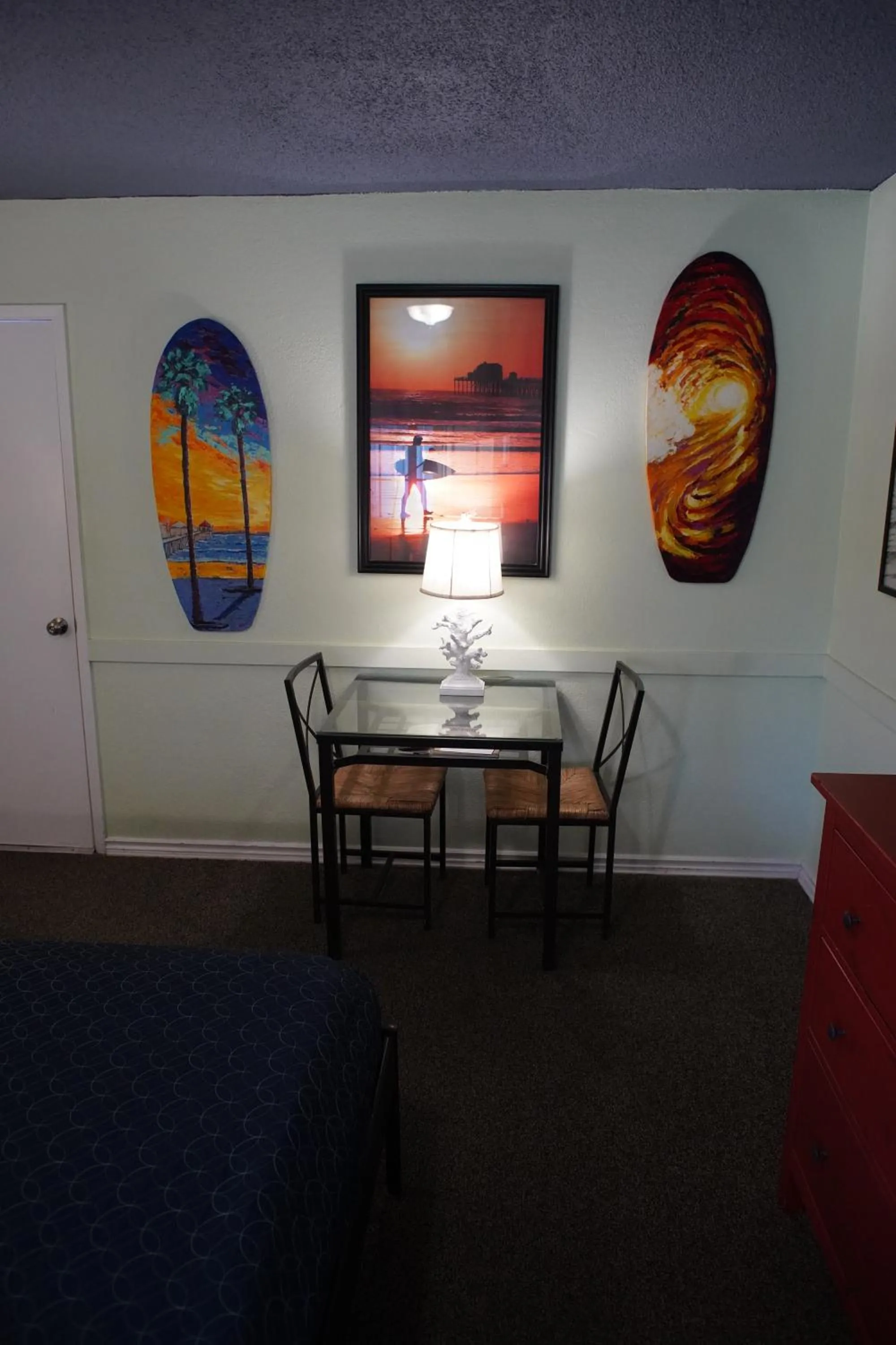 Decorative detail in Huntington Surf Inn