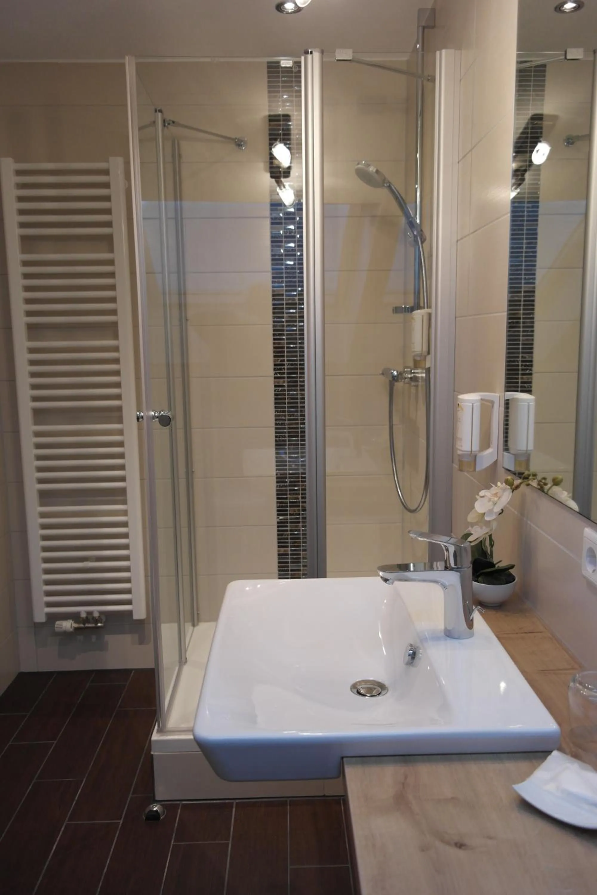 Shower in Landhotel Windlicht