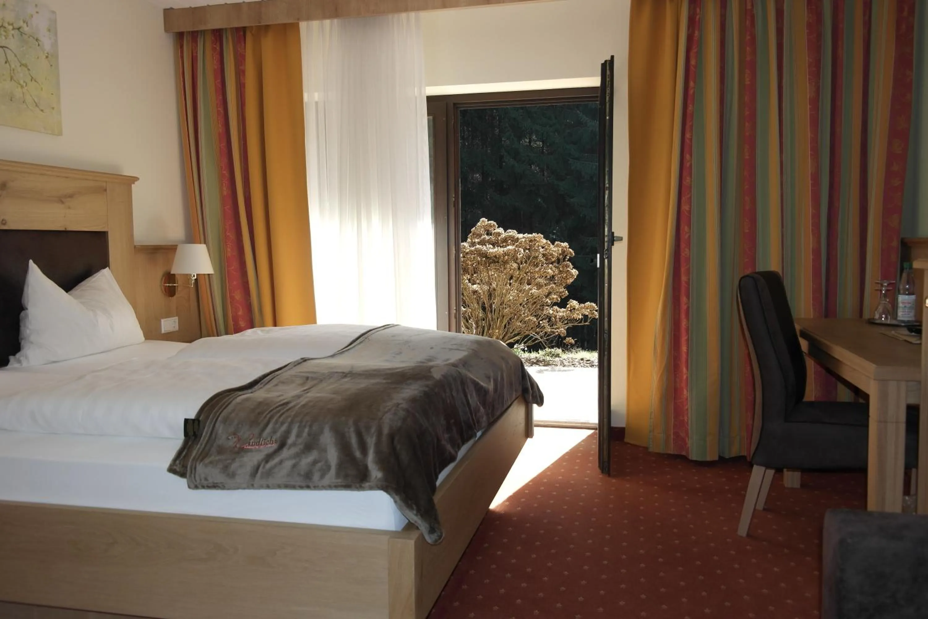 Bed in Landhotel Windlicht