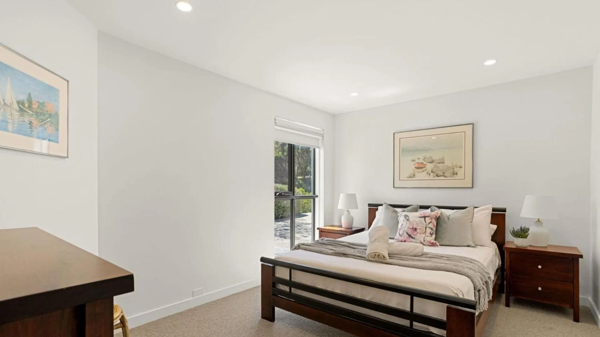 Bed in Coastal Hideaway