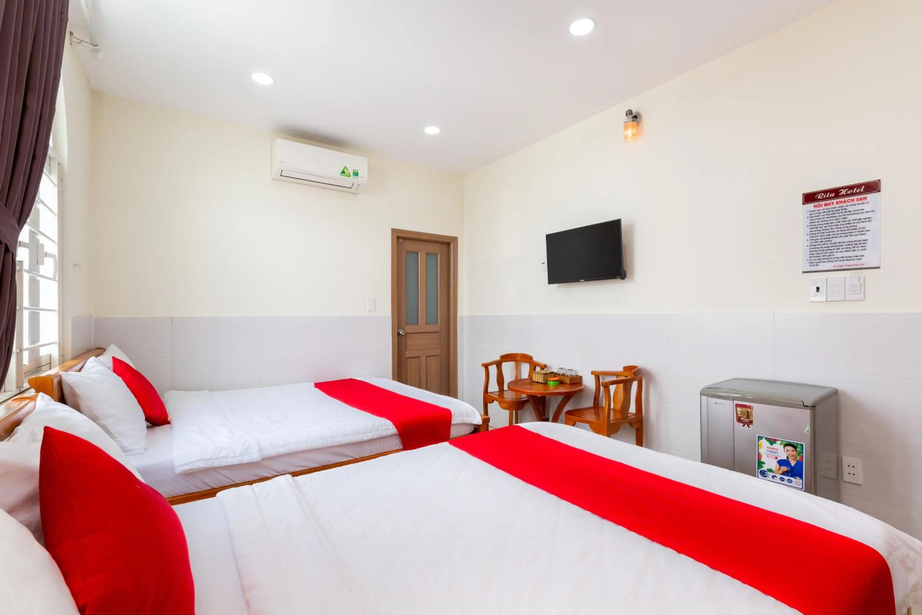 Bed in Rita Hotel Gò Vấp gần Bệnh Viện 175